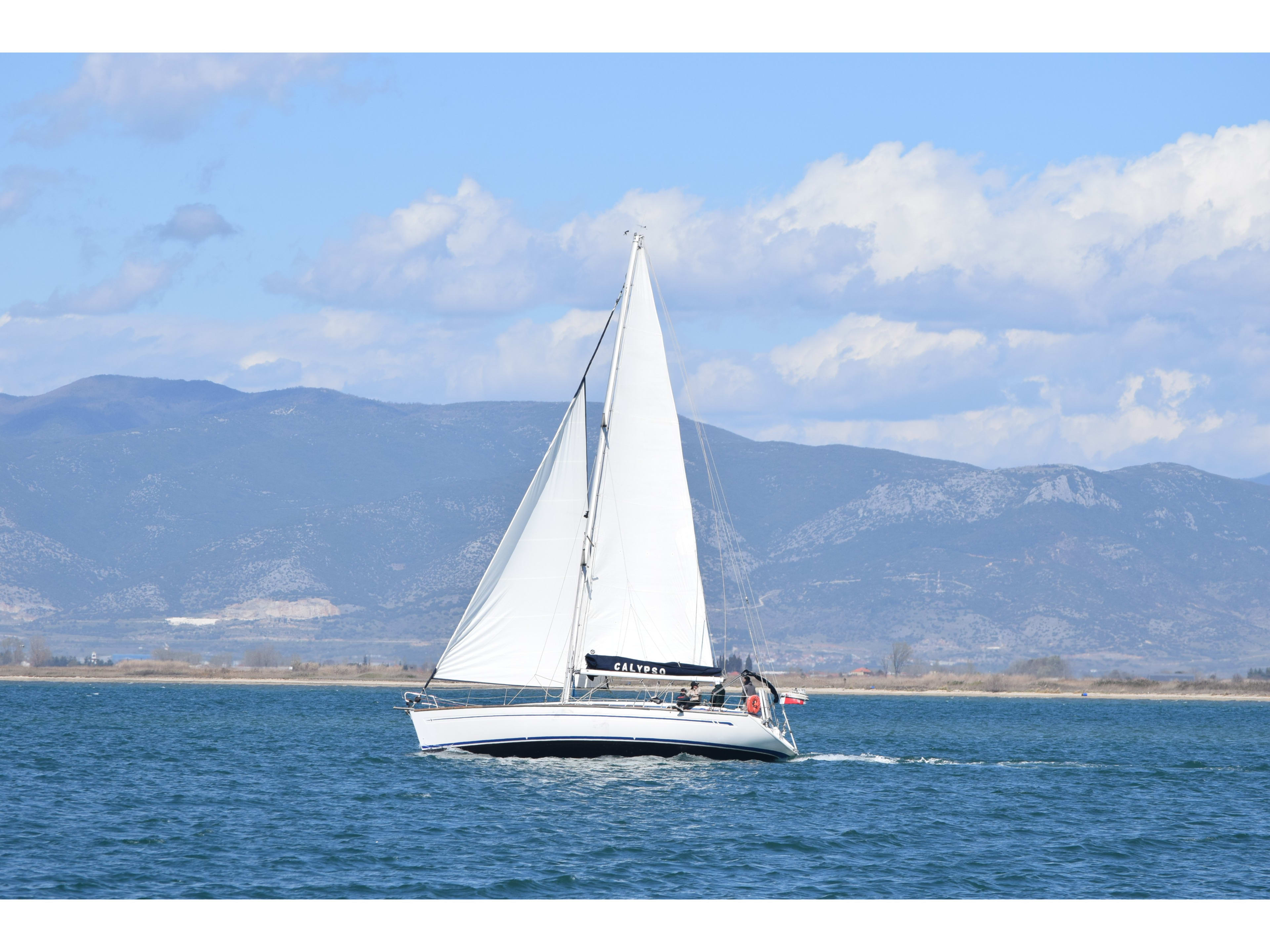 Calypso Bavaria 44 vor Anker in Keramoti - Kavala / Keramoti