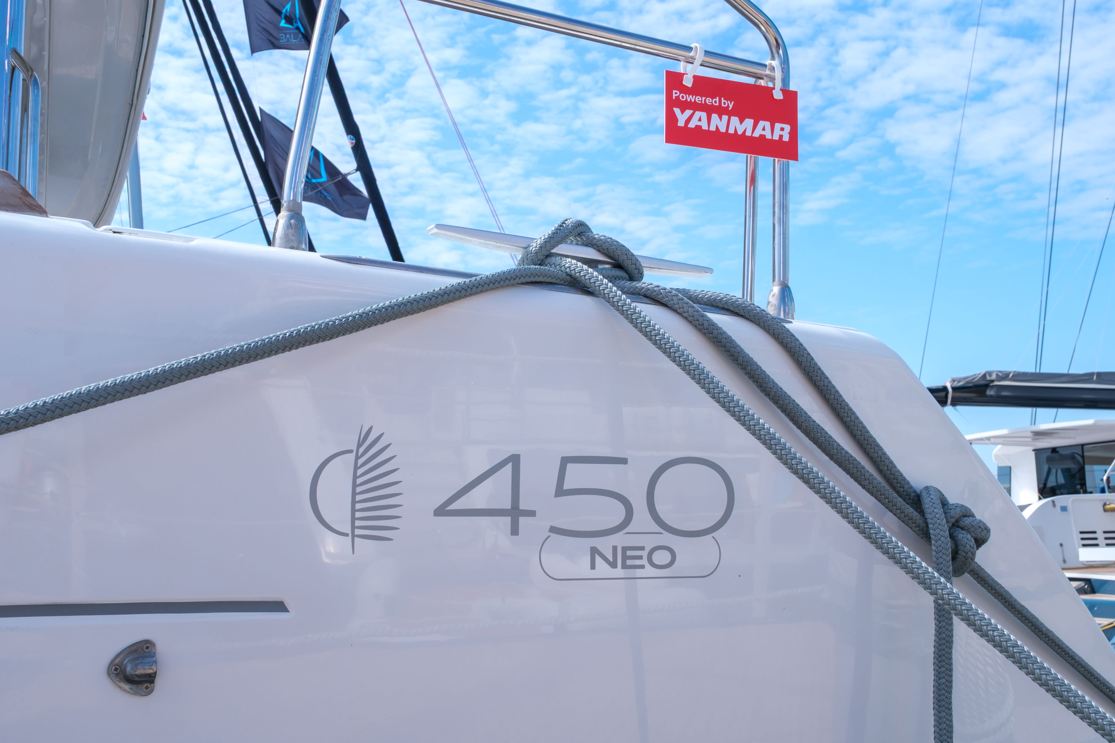 Lipopette Lagoon 450 moored at Marseille / Corbieres Port
