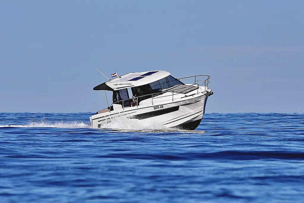Ohana Merry Fisher 895 moored at Marina Zadar