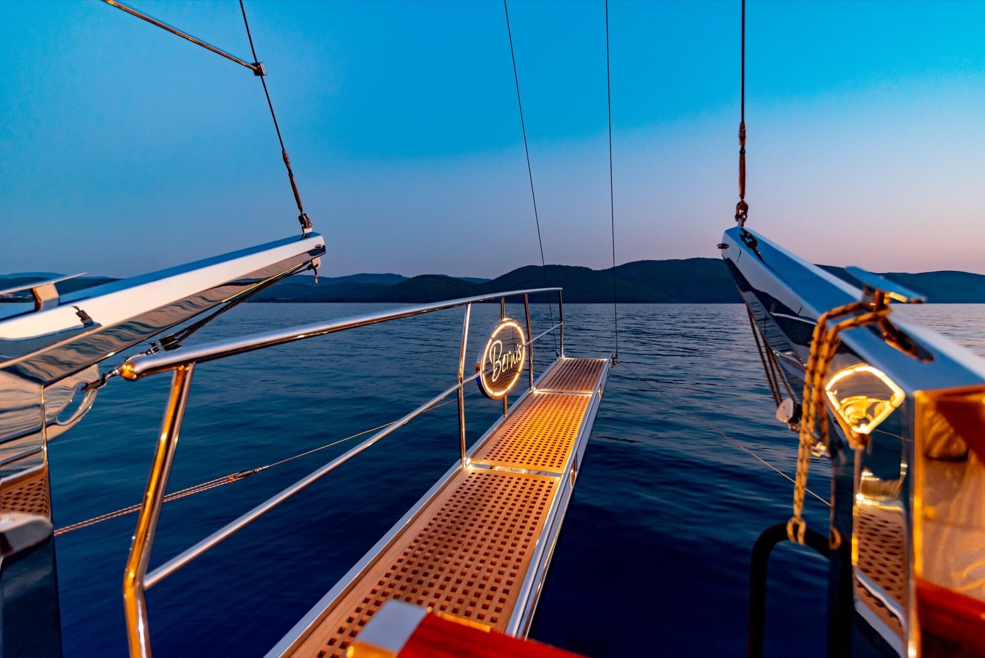 Bernis Gulet vor Anker in D-Marin Göcek Marina