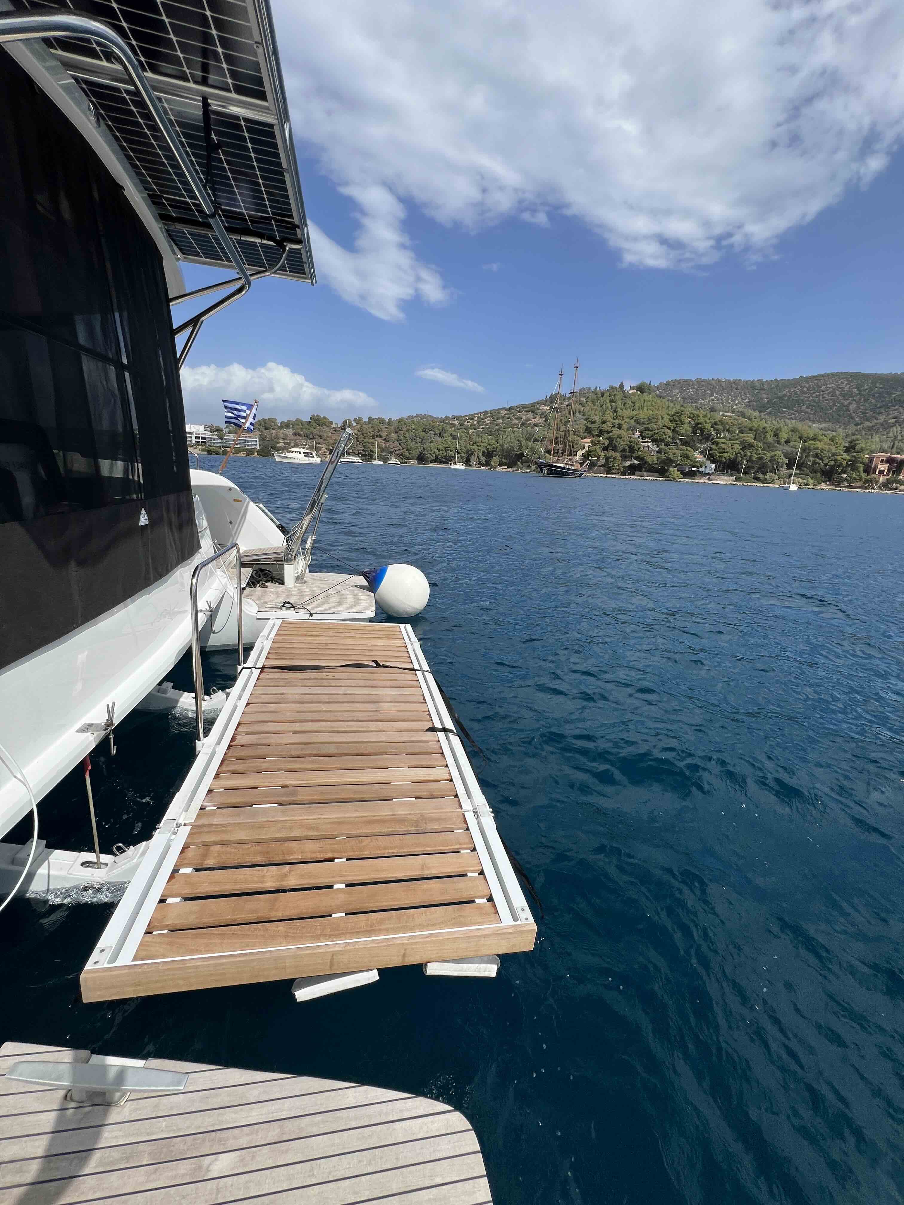 Pearl Lagoon 51 moored at Athens / Alimos Marina