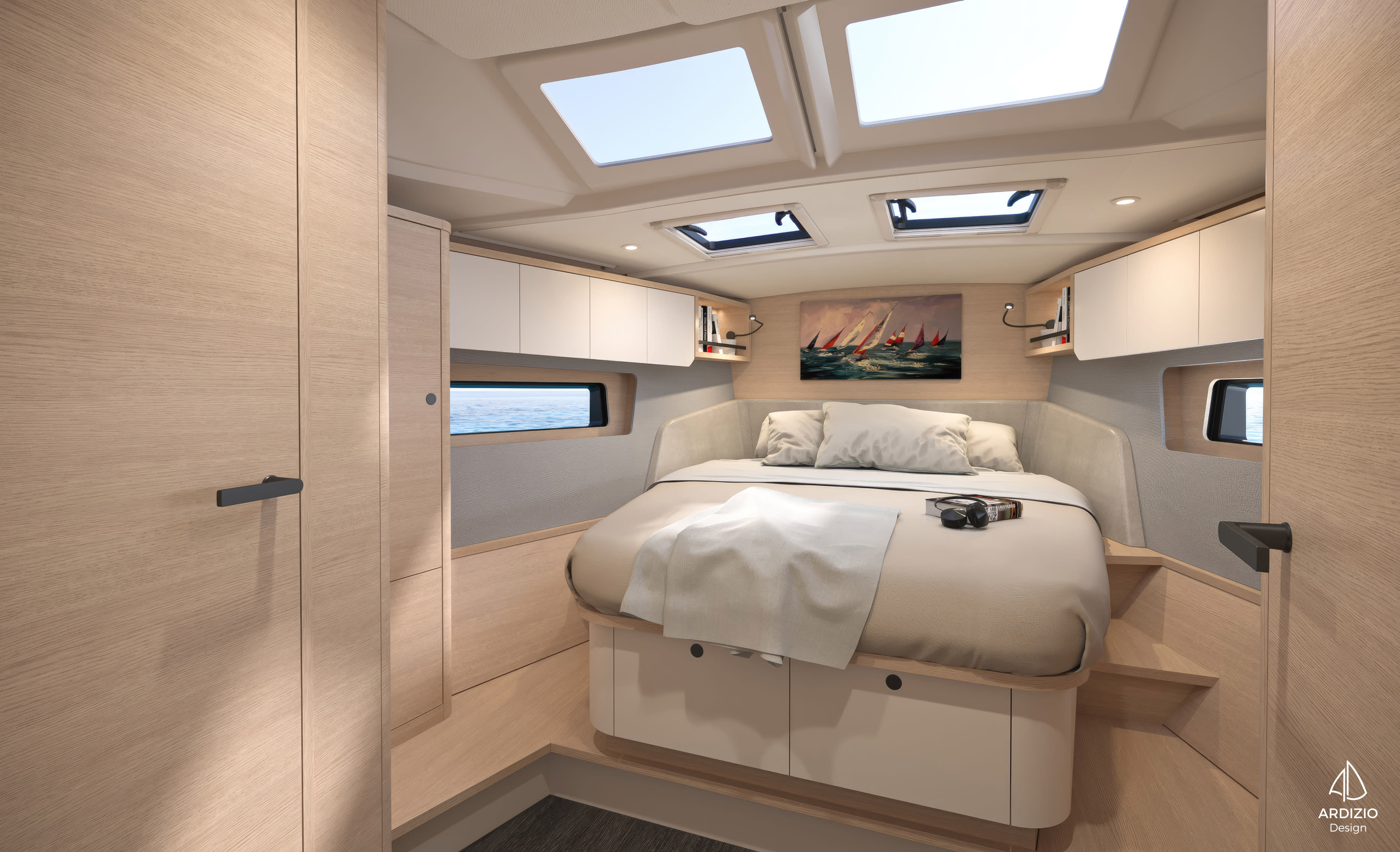 Sunsail 44.4 Premium Dufour 44 moored at ACI Marina Dubrovnik