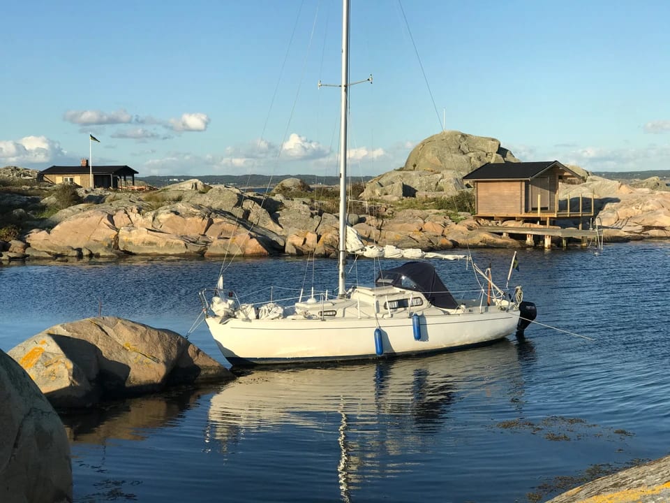 Camilla Viggen 23 біля причалу Göteborg City Marina