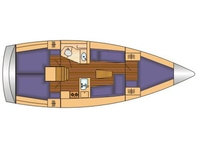 GUDRUN Bavaria Cruiser 37 біля причалу Göteborg City Marina