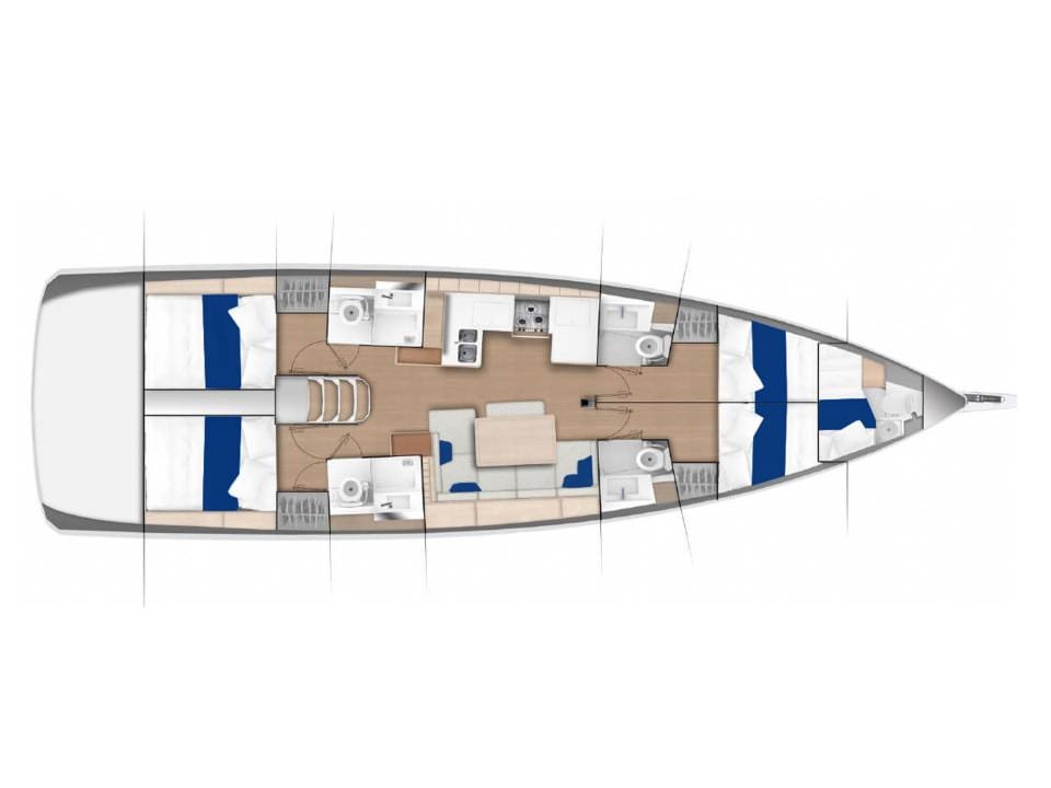 Rigel Sun Odyssey 490 moored at Salerno / Marina d'Arechi