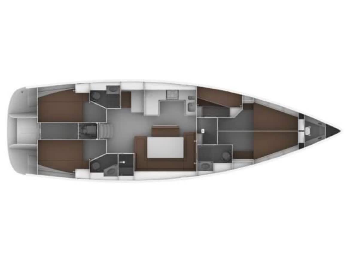 Altair Bavaria Cruiser 50 біля причалу Sami Port