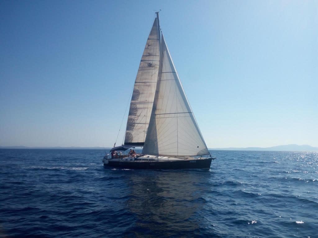 Don Pepe Sun Odyssey 49 moored at Santa Maria di Leuca