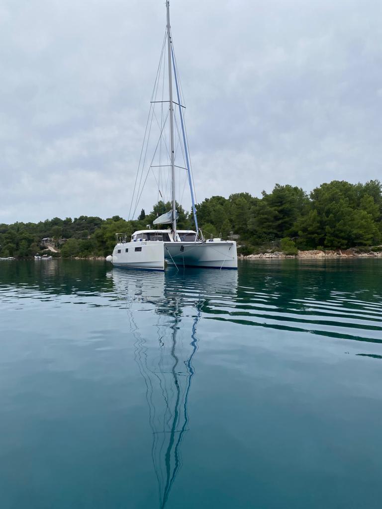 JANGADA Nautitech 40 Open moored at Primošten / Marina Kremik