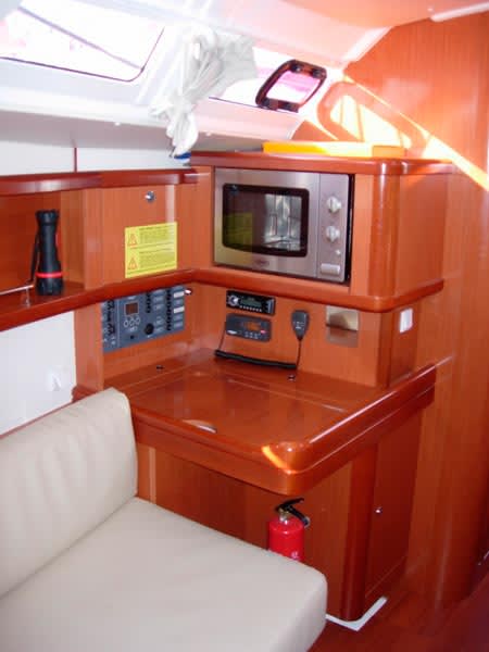 Tristaina Oceanis 37 moored at Marina Palamós