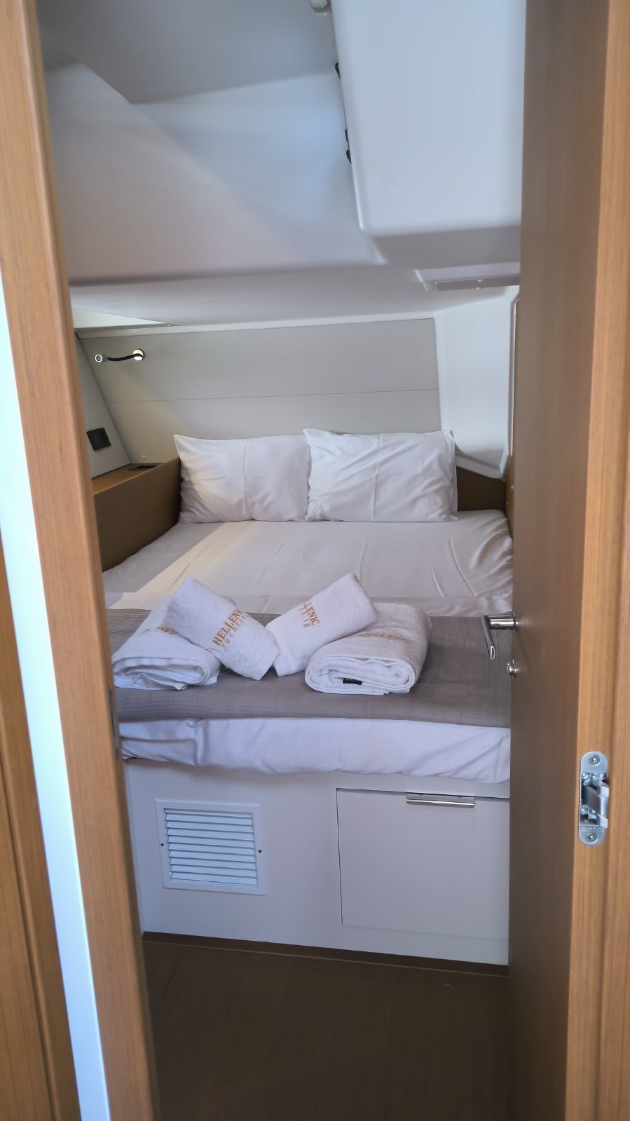 Oktana First 53 moored at Lavrion / Olympic Marina