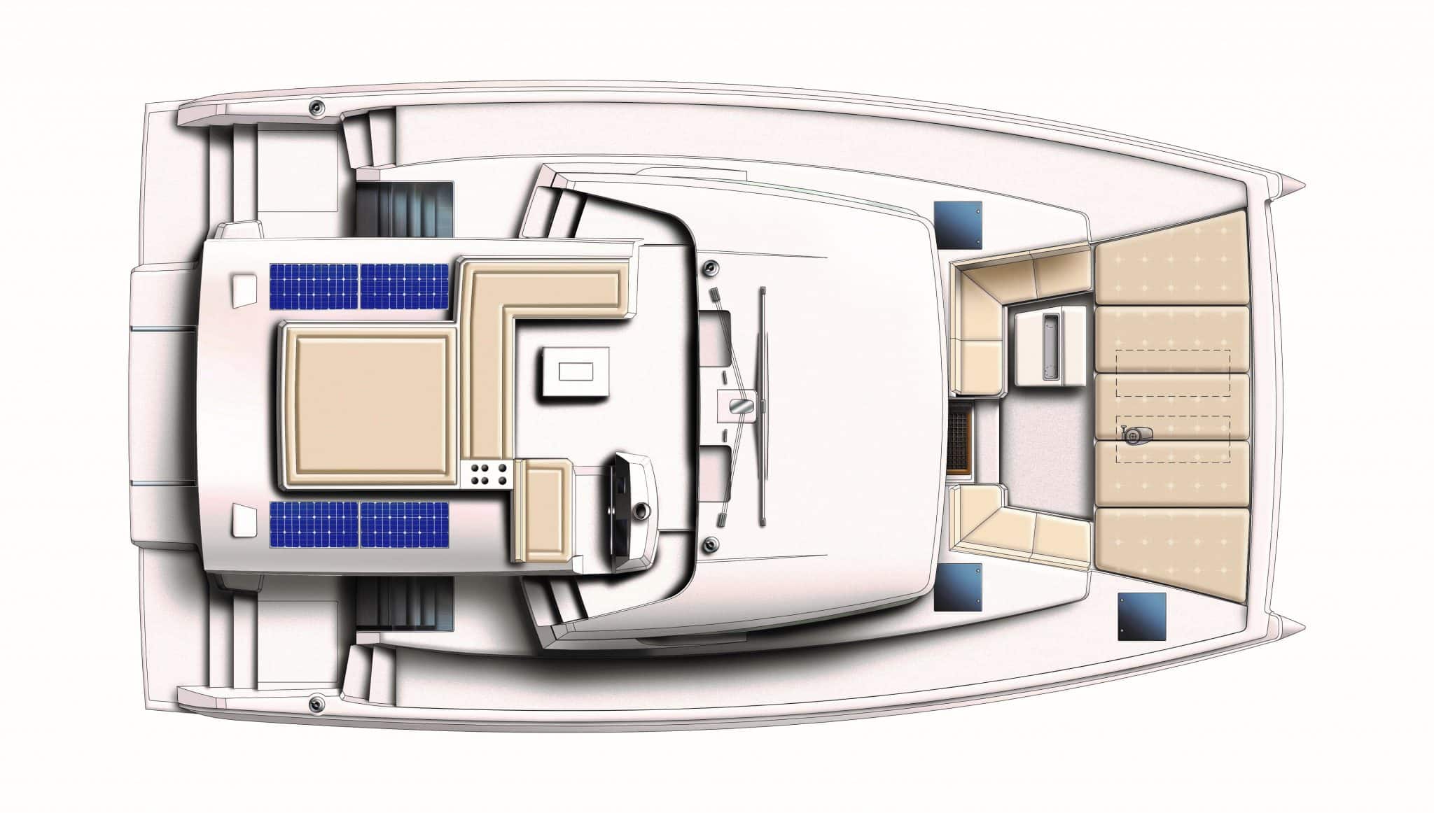 Premium Bali 4.8 moored at Vibo Marina / Marina Stella del Sud