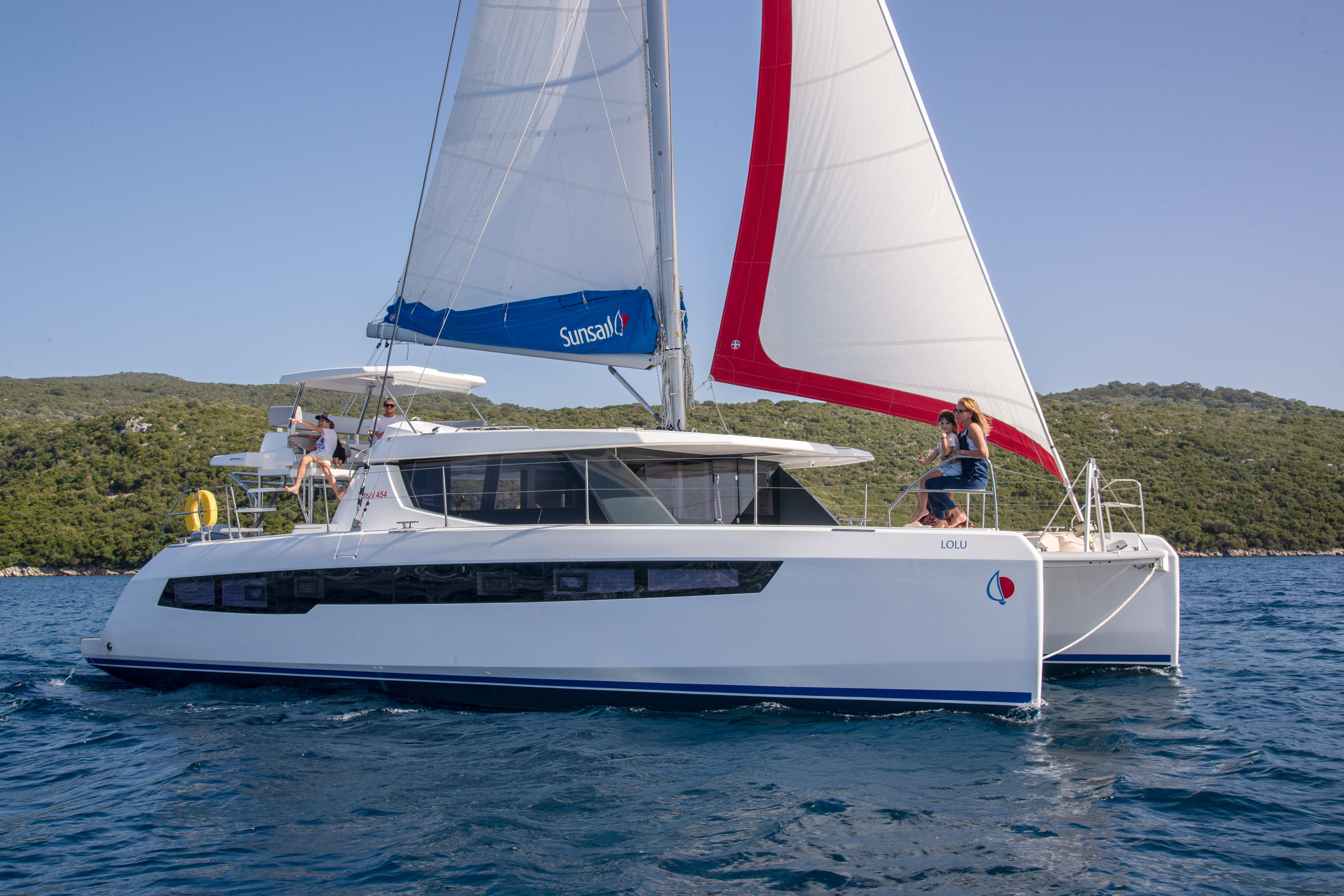 Sunsail 454L Classic Leopard 45 moored at Mahe, Victoria / Eden Island Marina