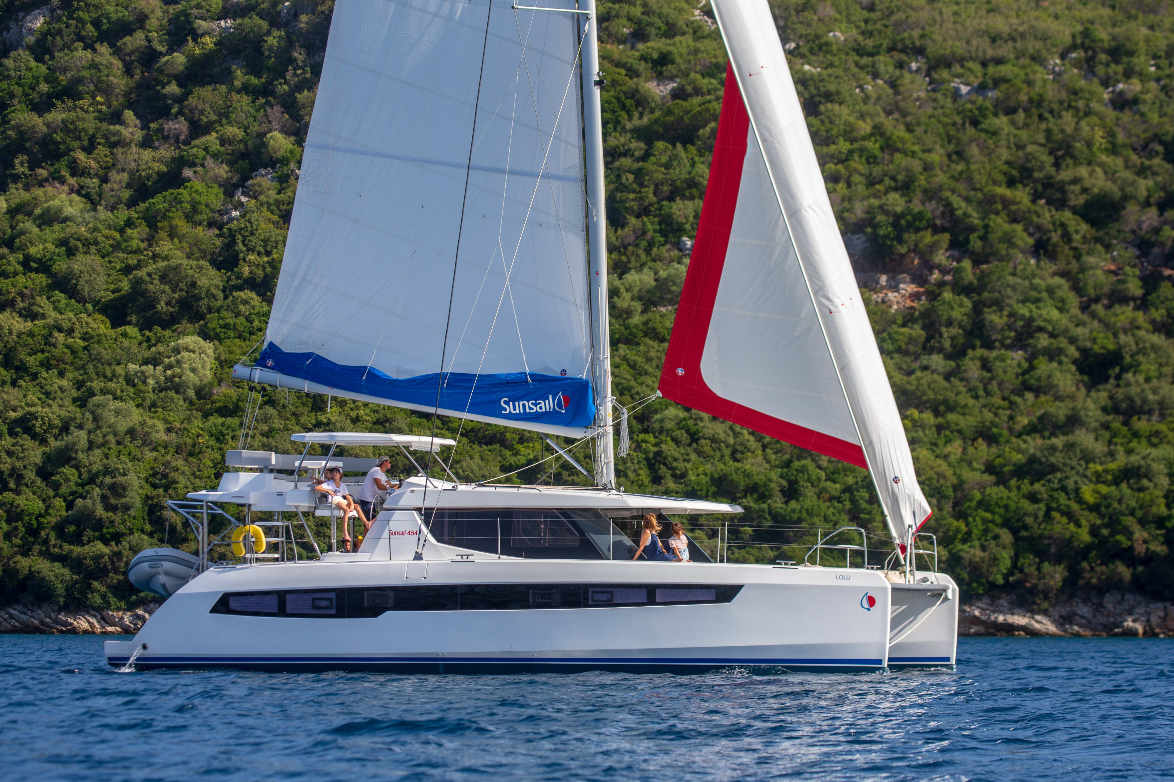 Sunsail 454L Premium Leopard 45 moored at Phuket / Ao Po Grand Marina