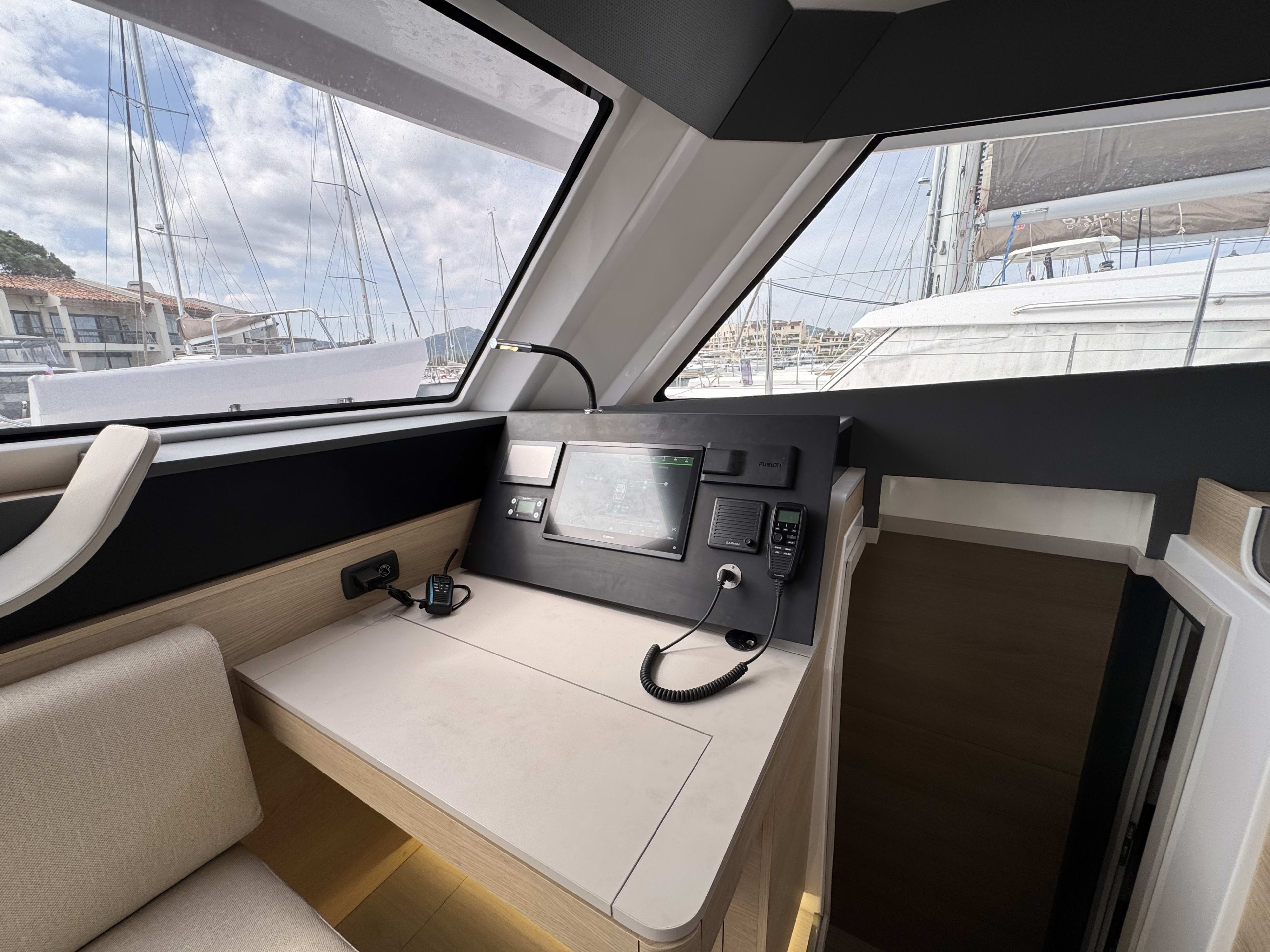 Good luck Aventura 45 moored at Port Grimaud