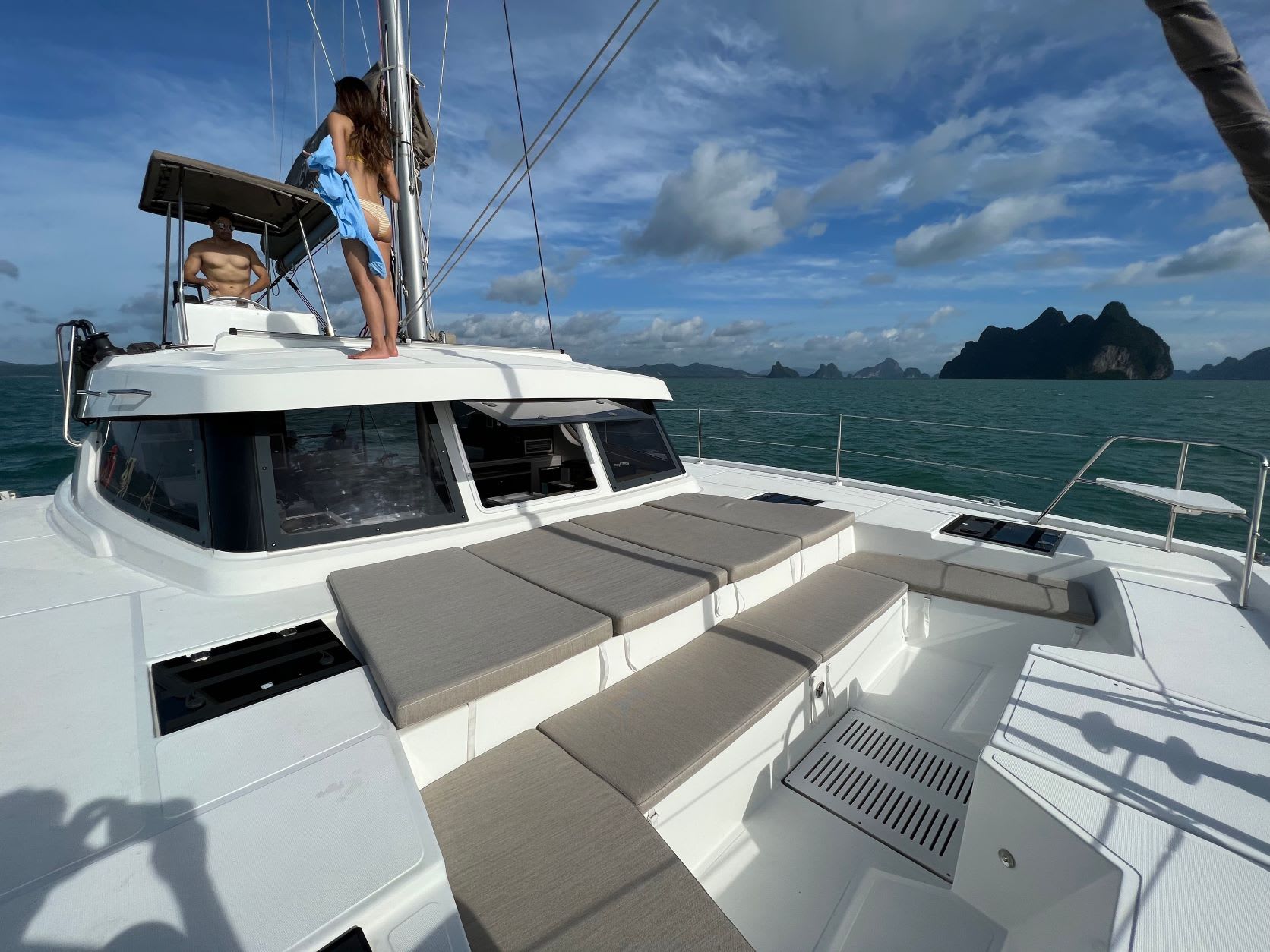 Siva Bali Catspace moored at Phuket / Ao Po Grand Marina
