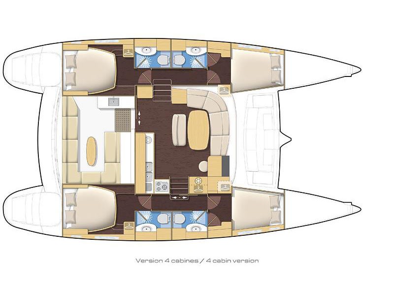 Marlin Lagoon 440 moored at Naples / Darsena Acton