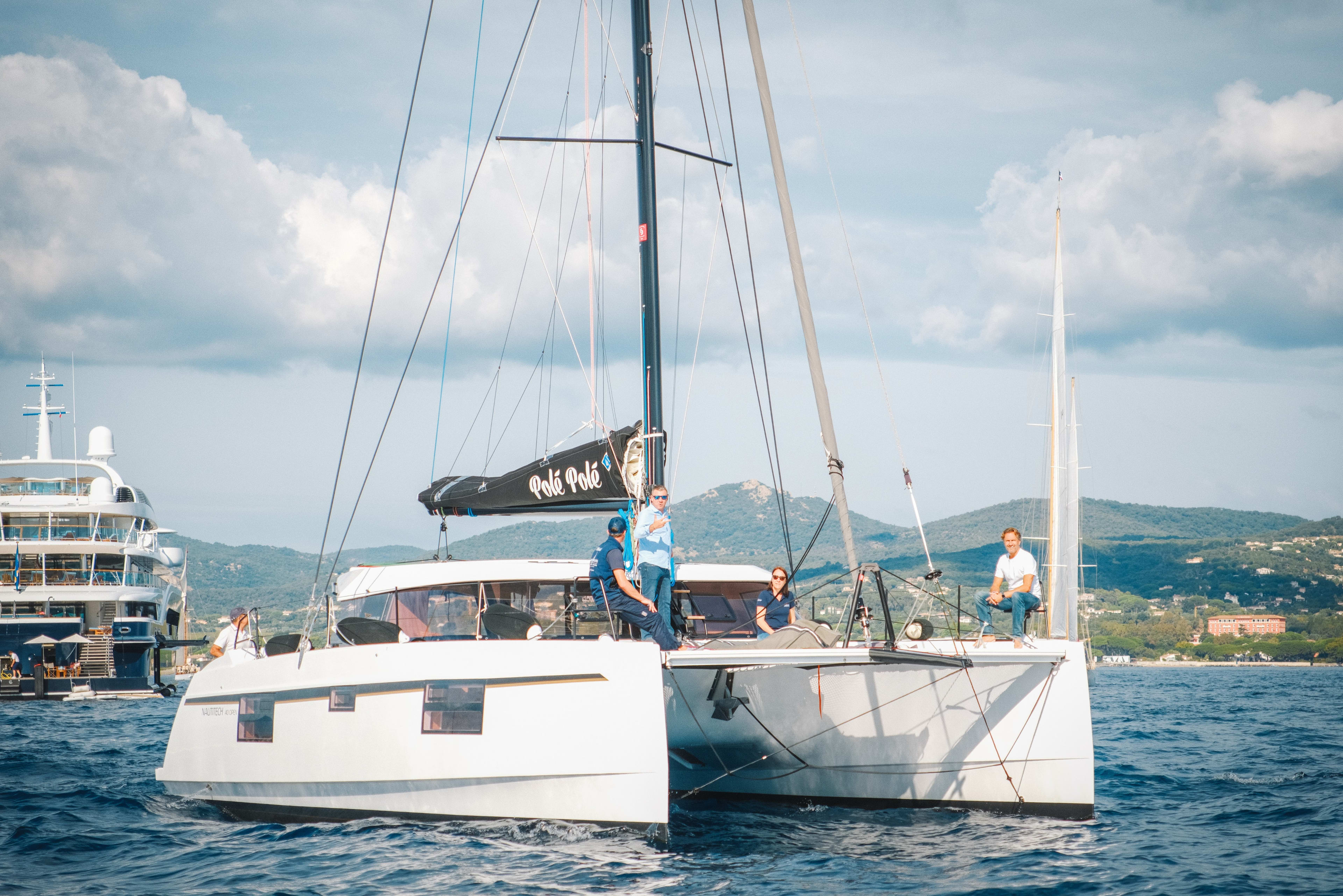 Polé Polé Nautitech 40 Open moored at Port Grimaud