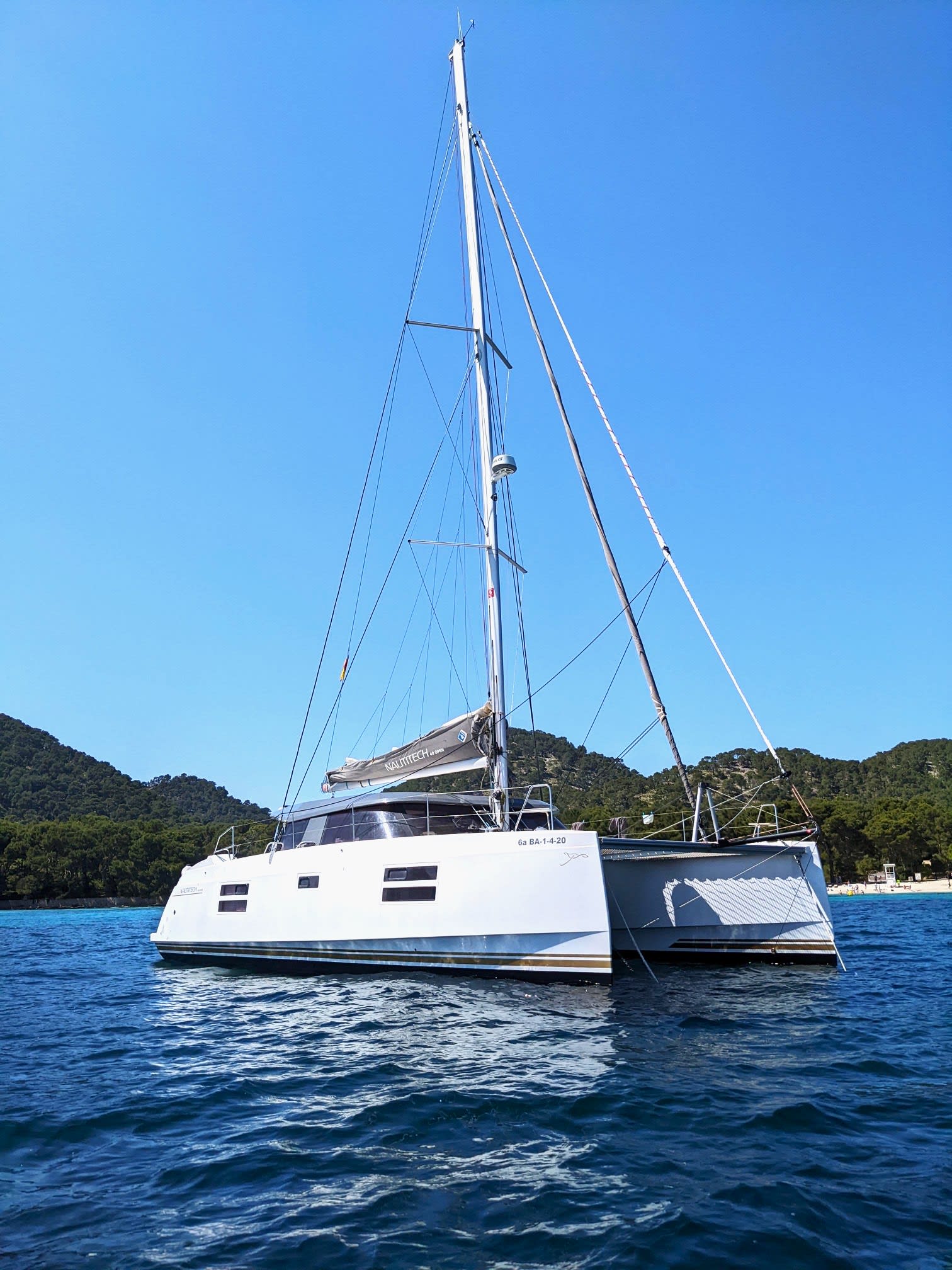 ORION Nautitech 40 Open moored at Pula / Marina Polesana