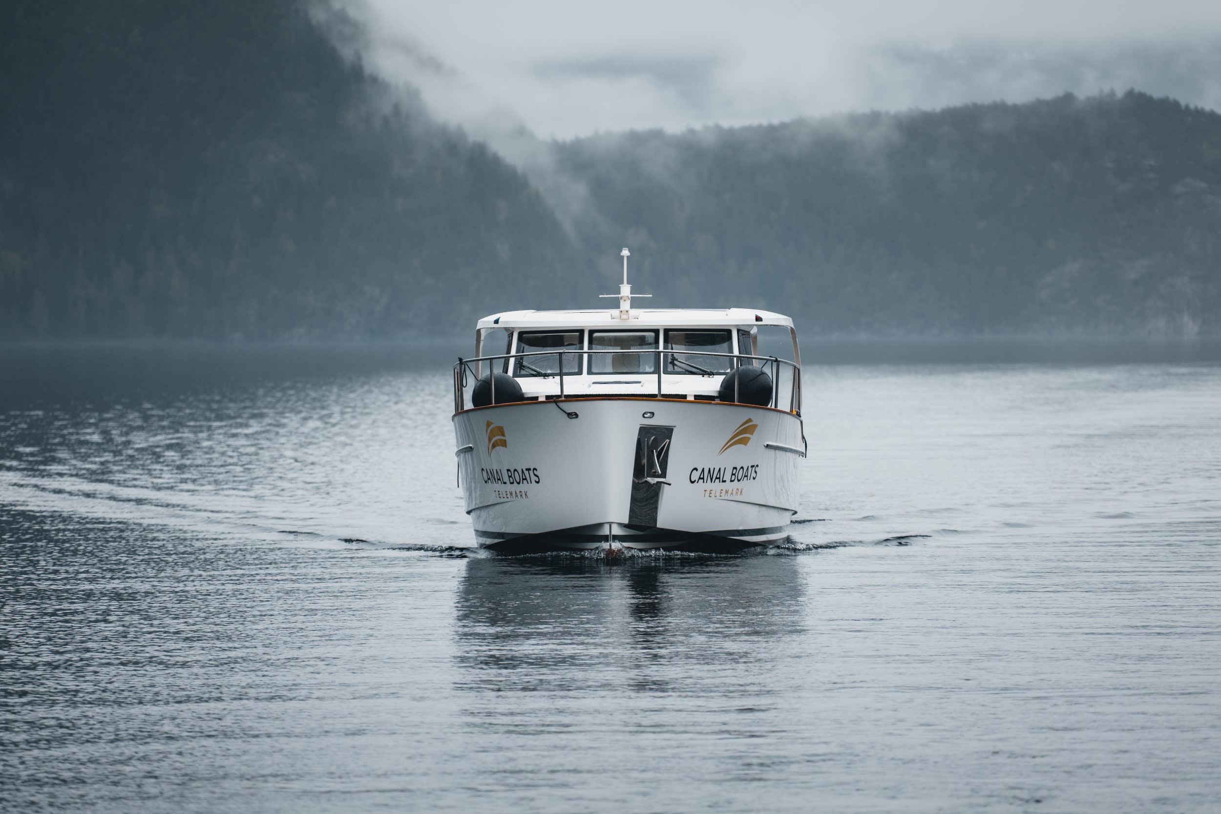 Kragero Greenline 33 vor Anker in Posgrunn / Porsgrunn guest harbour