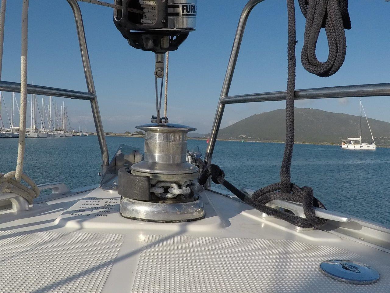 Juniper Bavaria 50 Cruiser біля причалу Lefkada / D-Marin Marina Lefkas