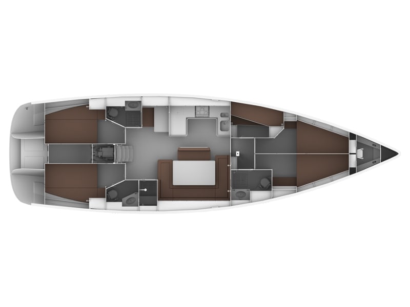 Aladar - Solar Panel Bavaria Cruiser 50 біля причалу Puntone / Marina di Scarlino