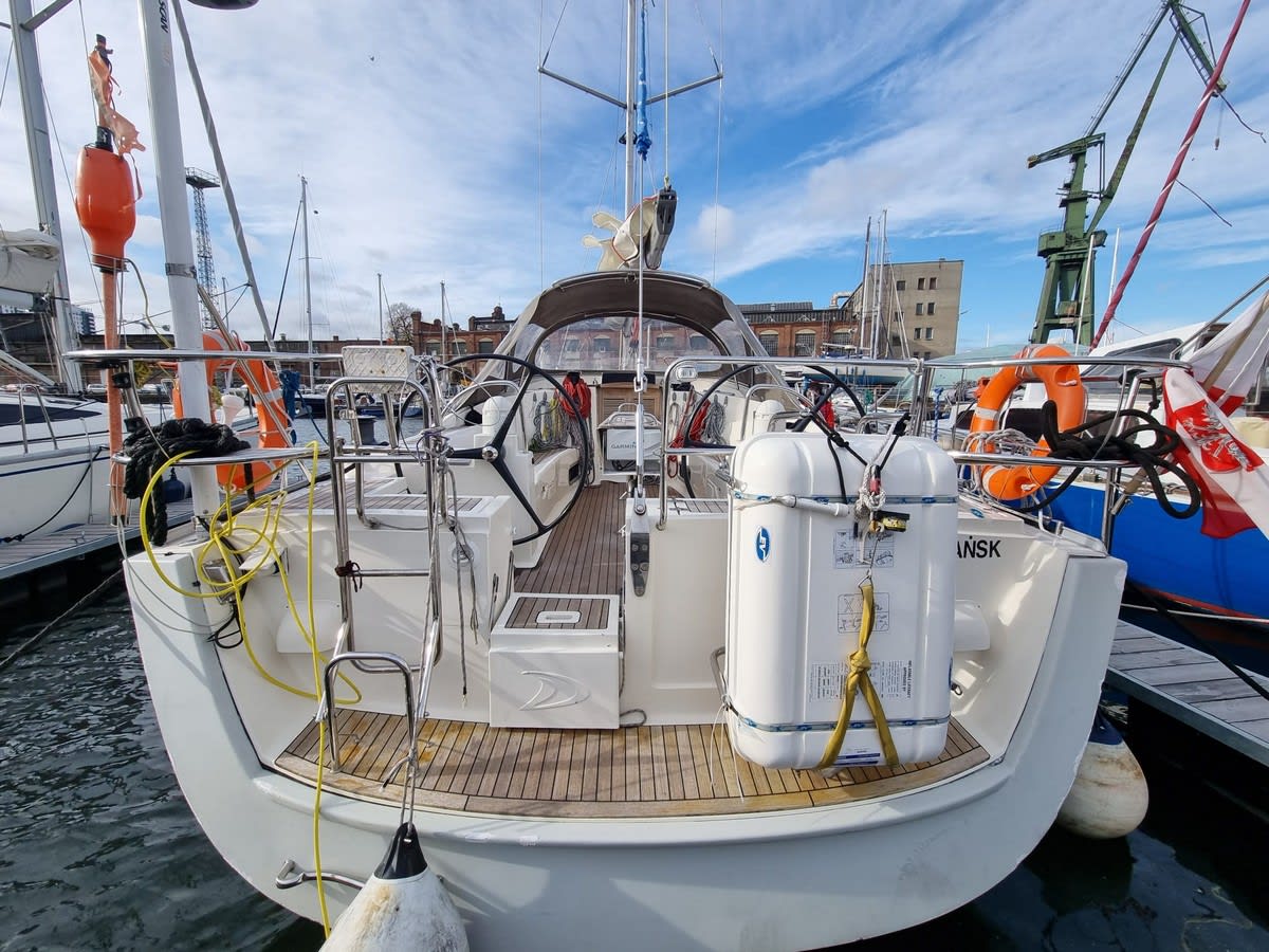 Yachting Delphia 47 moored at Gdansk / Przystan Cesarska