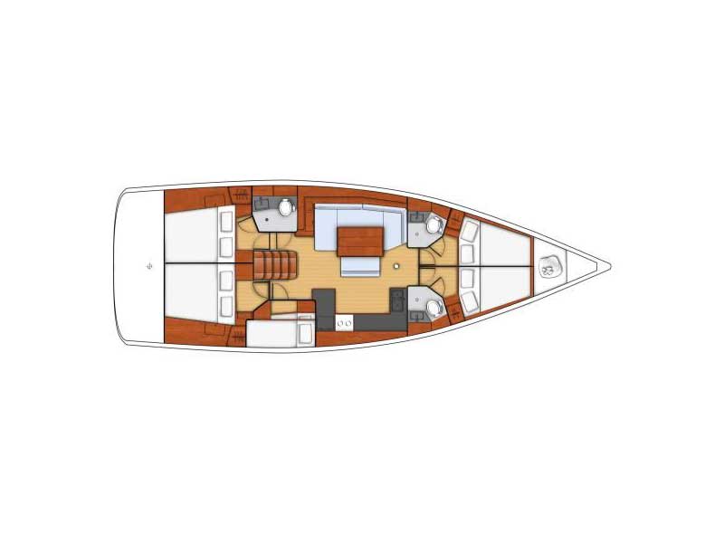 Vanitosa Oceanis 48 moored at Punta Ala