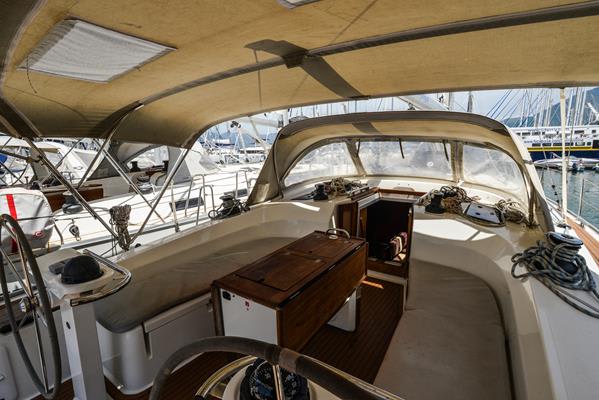 Santa Maria Bavaria Cruiser 45 moored at Fethiye / Ece Marina