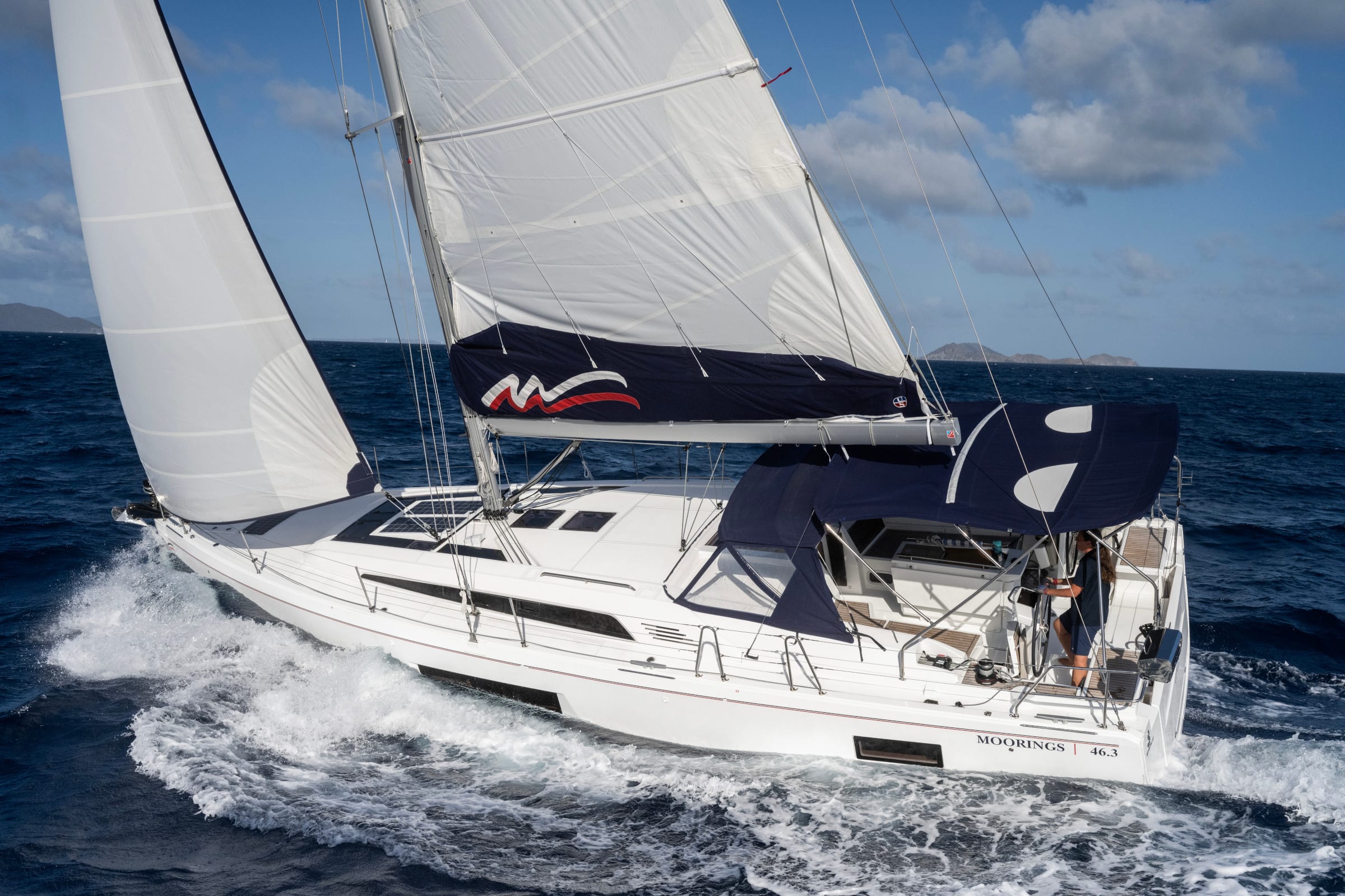 Moorings 46.3 Exclusive Oceanis 46.1 amarrado en Road Town / Wickhams Cay II Marina