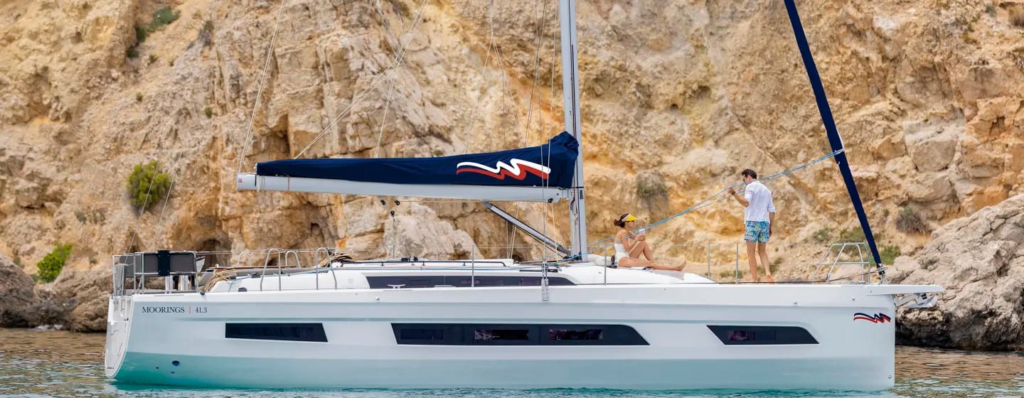 Moorings 41.3 Exclusive Dufour 41 moored at Road Town / Wickhams Cay II Marina