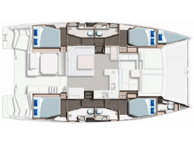 Moorings 4500L/10 Exclusive Leopard 45 amarrado en St. George's / Port Louis Marina