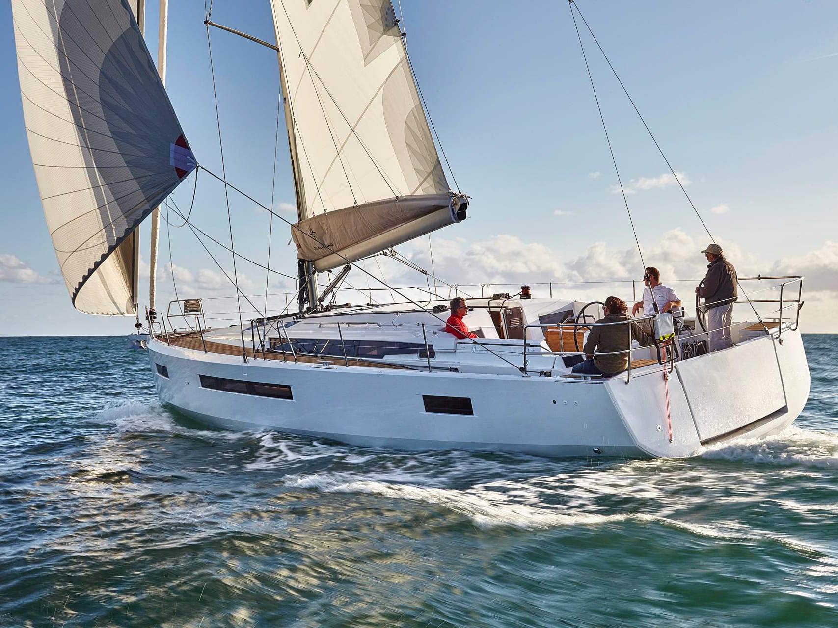 Sun Odyssey 490 Premium moored at Marina di Procida