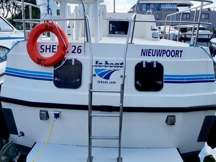 Sheba - Budget 9 moored at Saint Gilles