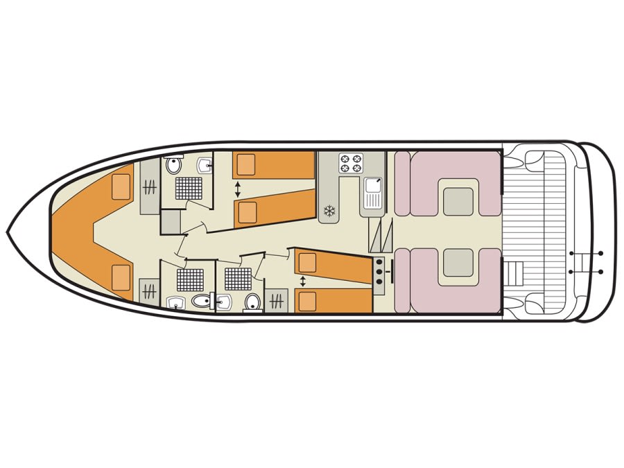 Elegance - Comfort 18 amarrado en Saint Gilles