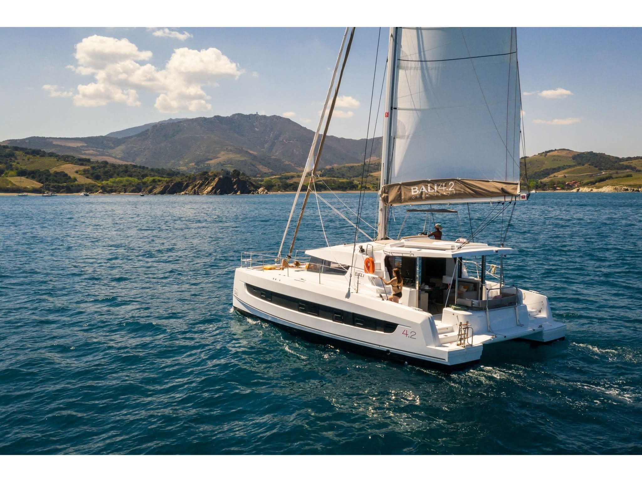 Bella II Bali 4.2 vor Anker in Netsel Marmaris Marina