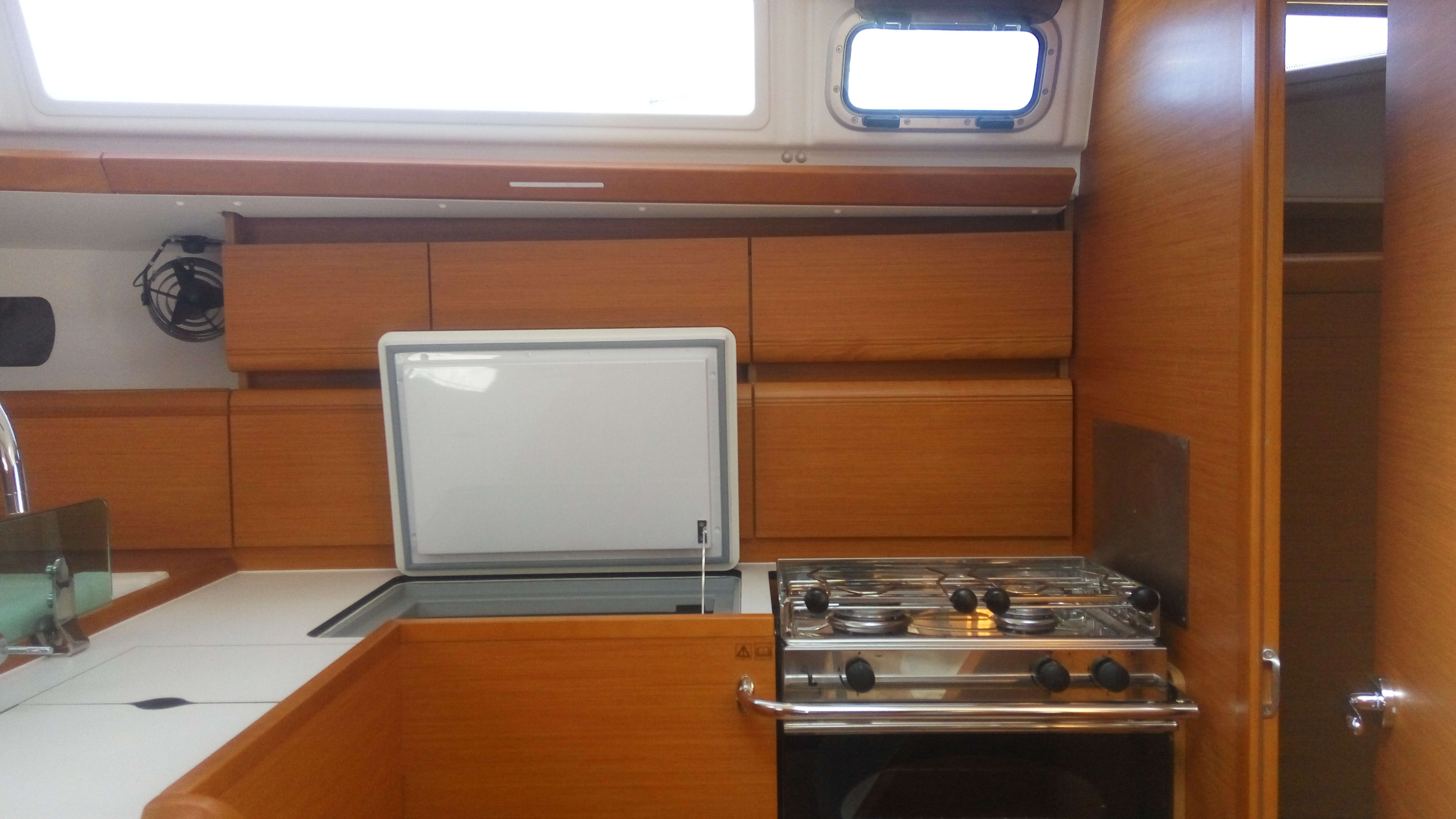 Genesis Sun Odyssey 449 moored at Athens / Alimos Marina