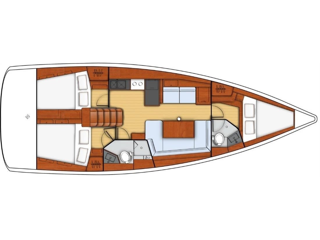 Ecstasea Oceanis 41 біля причалу Athens / Alimos Marina