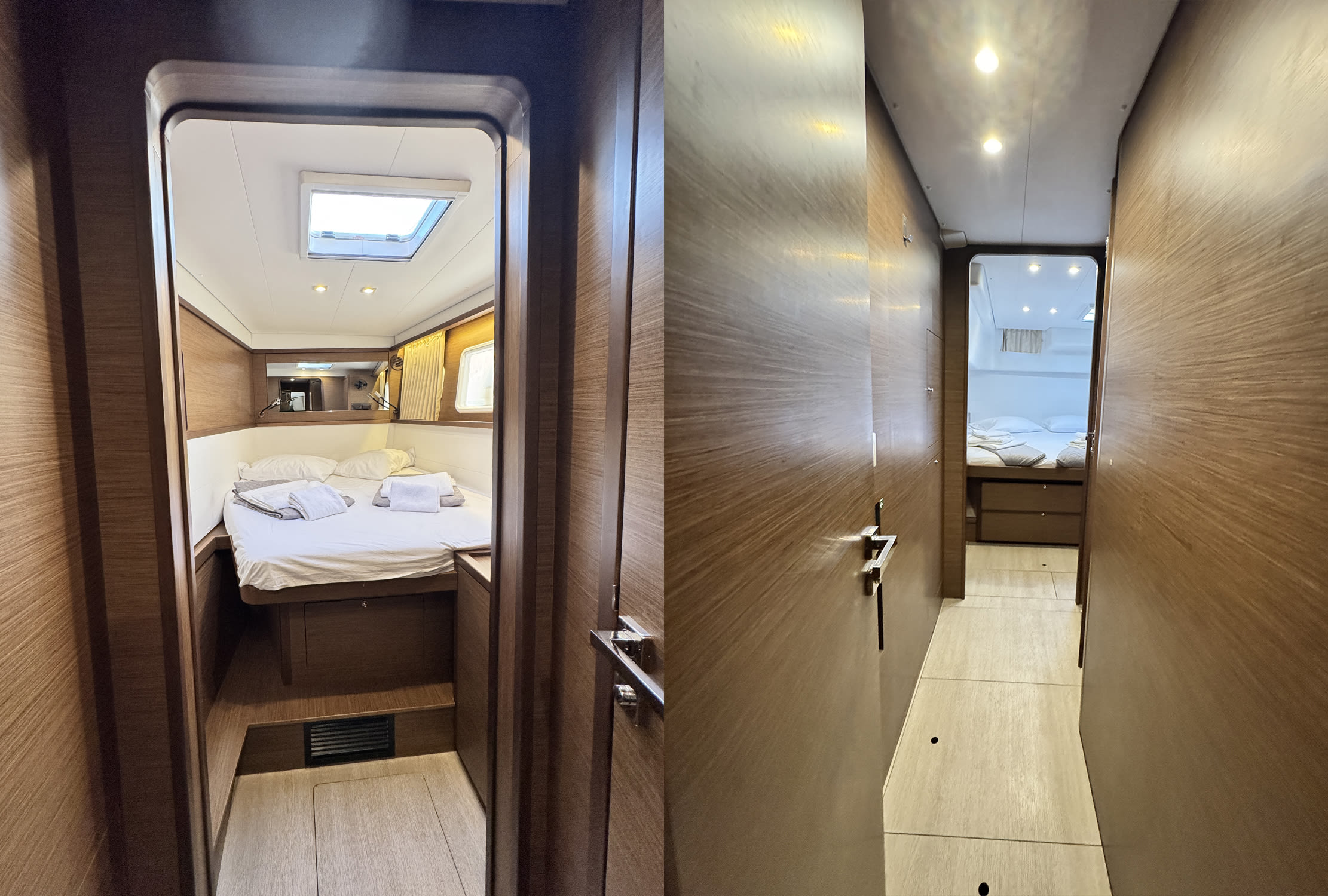 Salty Love Lagoon 450 Sport vor Anker in Lefkada / Port of Lefkas