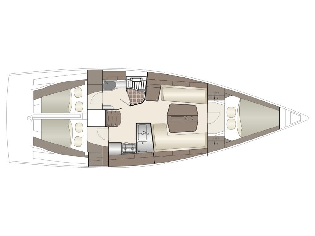 Forest Gump Dehler 38 moored at Marina Punat