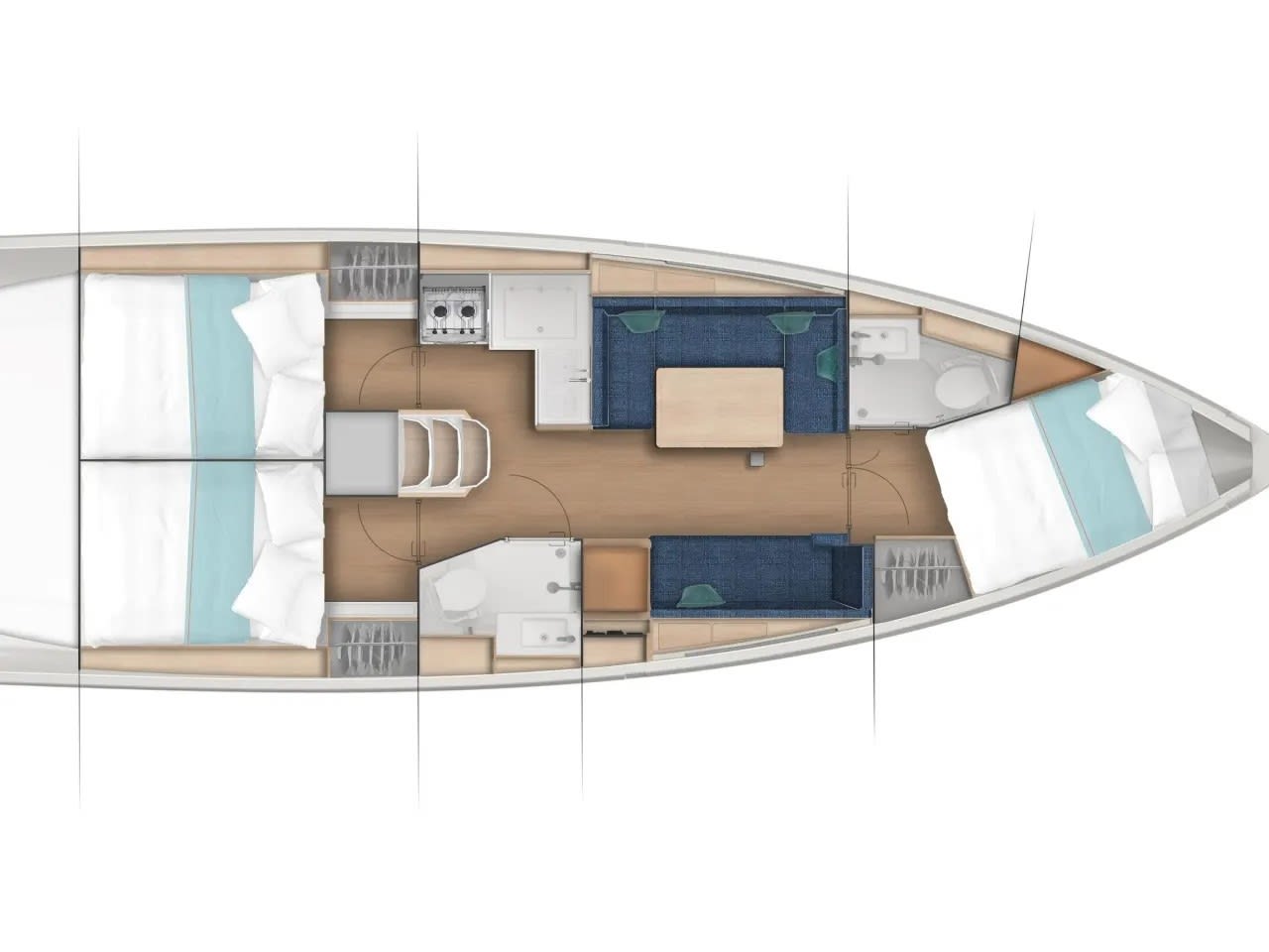 Orion Sun Odyssey 380 amarrado en Rhodes New Marina