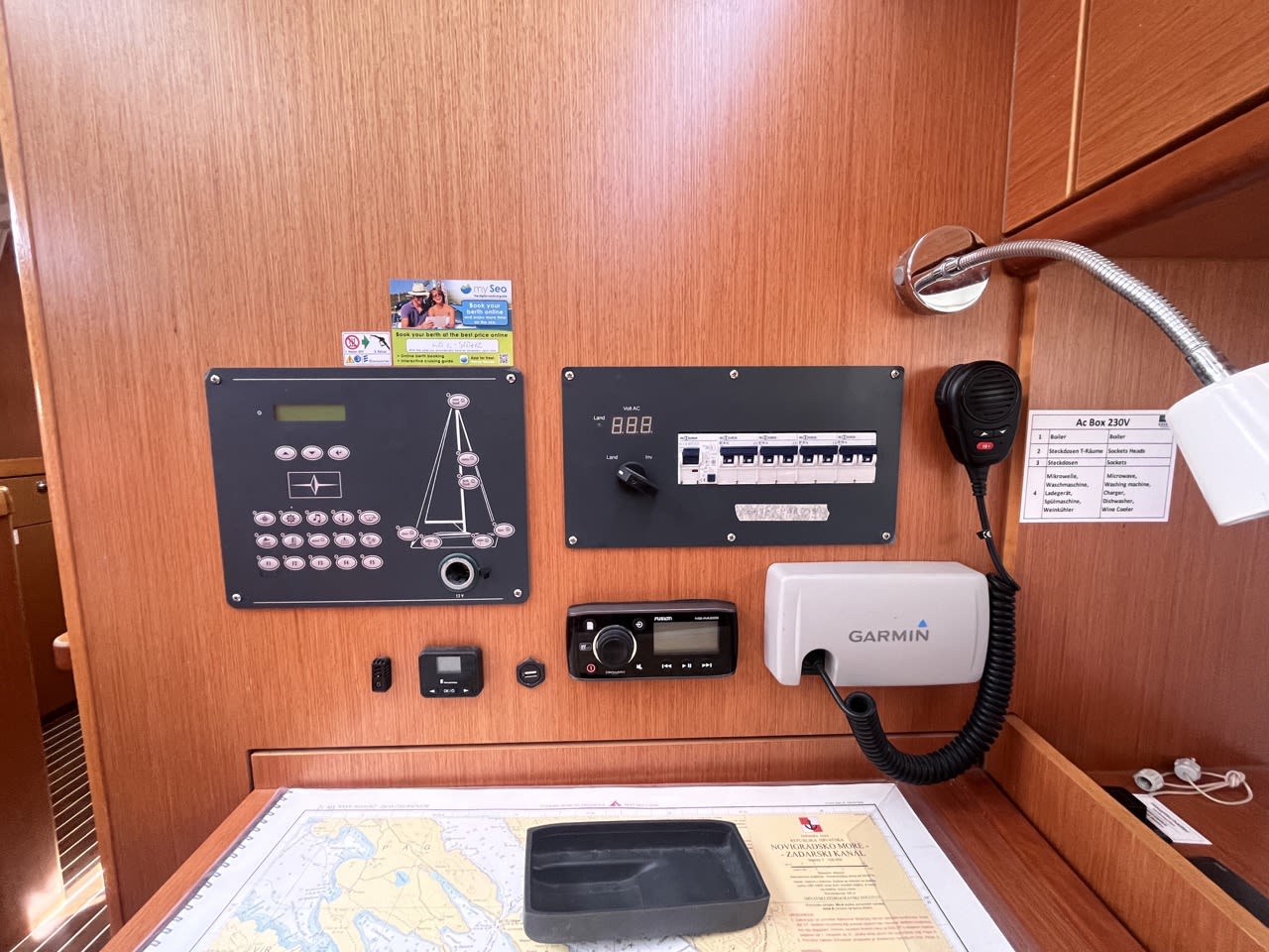 GITA Bavaria Cruiser 37 біля причалу Sukošan / D-Marin Dalmacija Marina