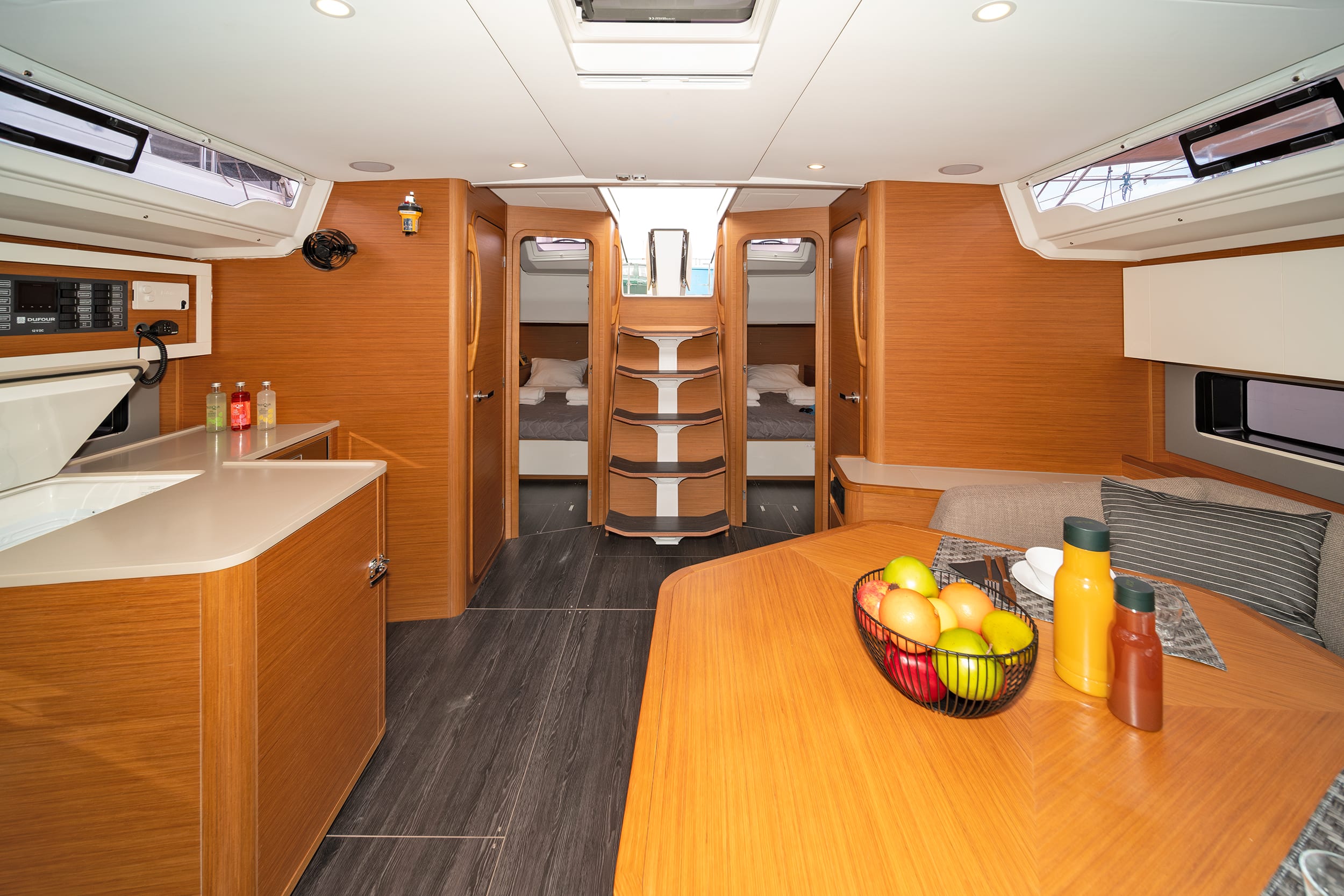 One Heart Dufour 44 moored at Preveza Main Port