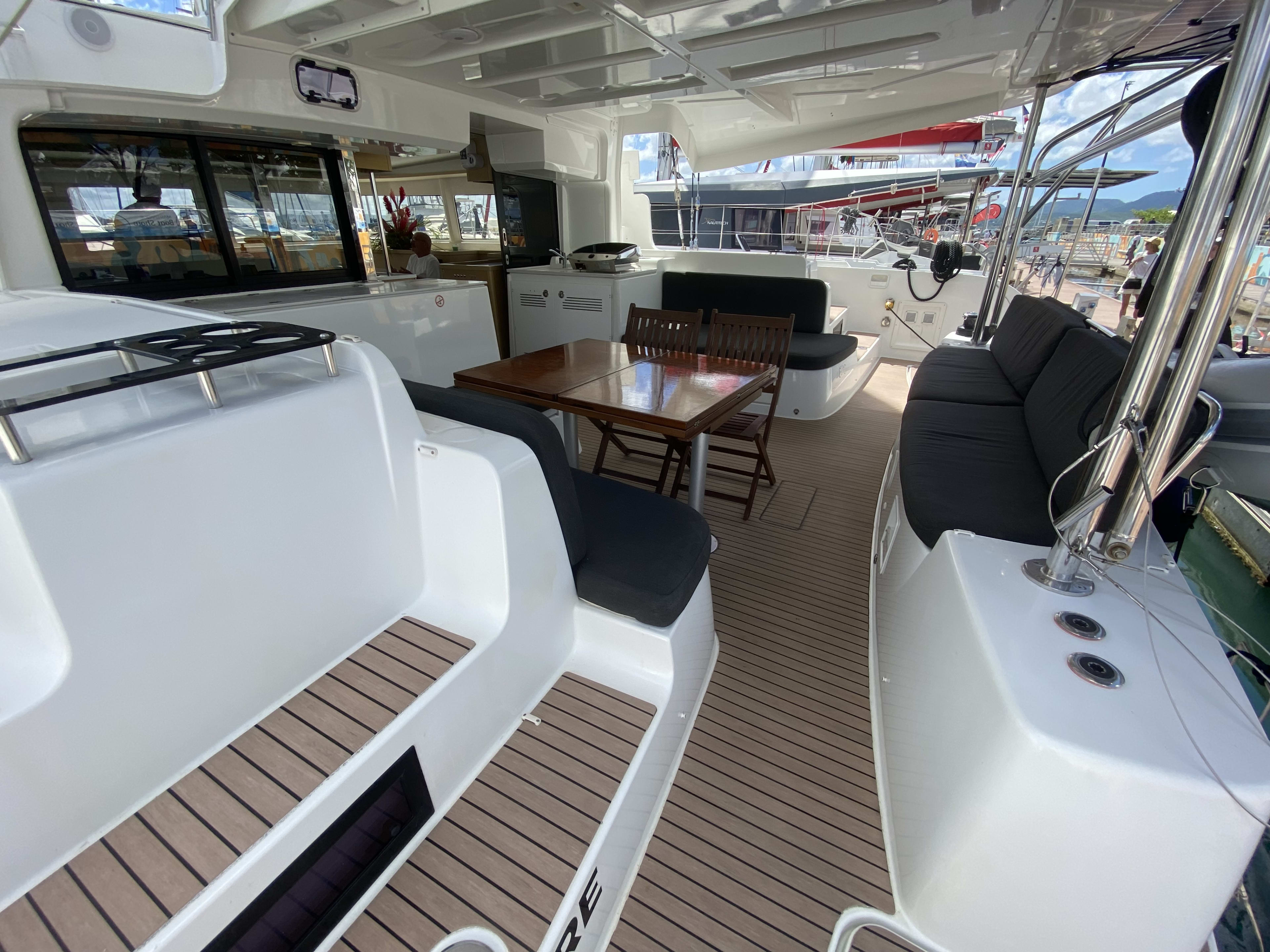 Dare 1 Lagoon 46 moored at Martinique / Le Marin
