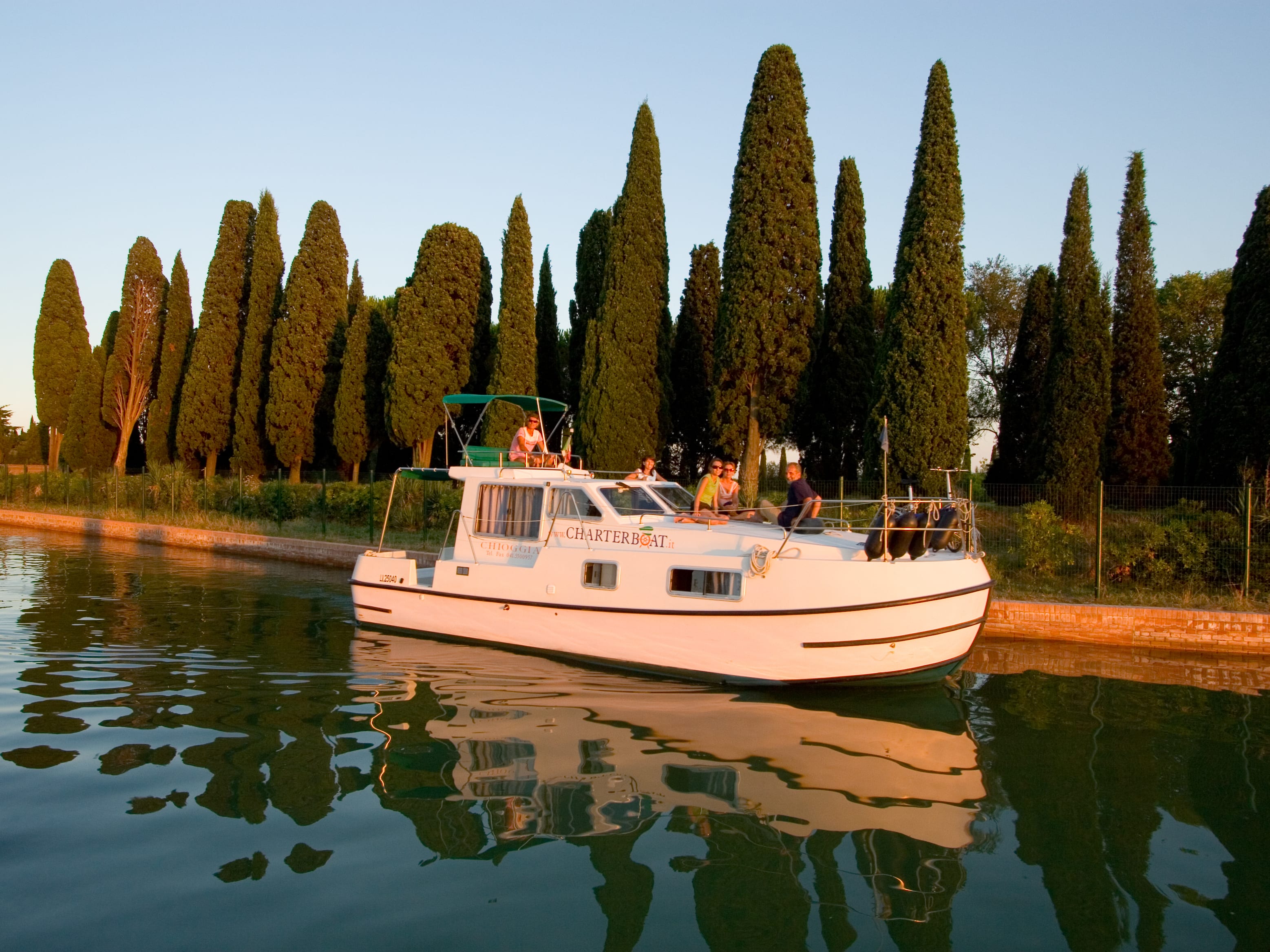 NCF Twins Houseboat moored at Chioggia