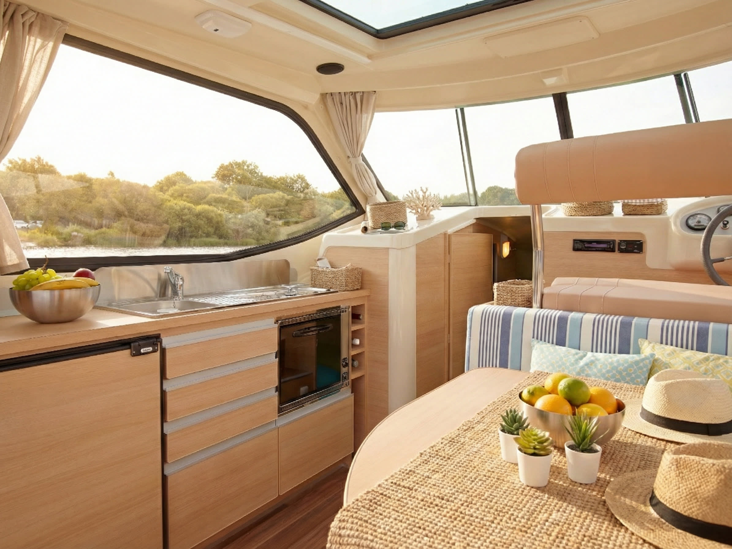 Cruiser Comfort 2/4 Pers. Nicols Sedan Primo vor Anker in Dole