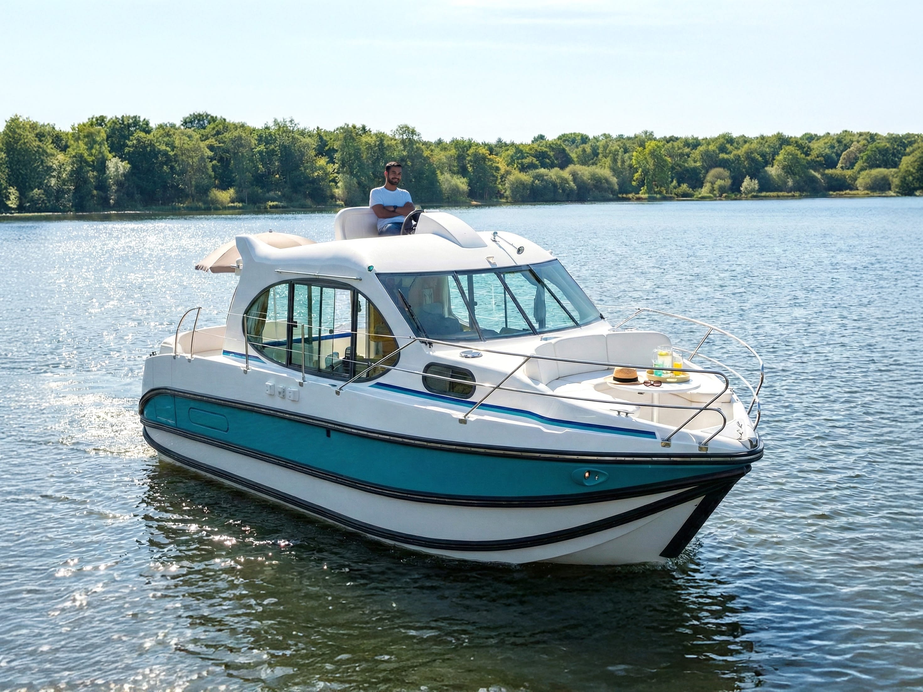 Cruiser Comfort XL 2/4 Pers. Nicols Estivale Duo moored at Amieira Marina