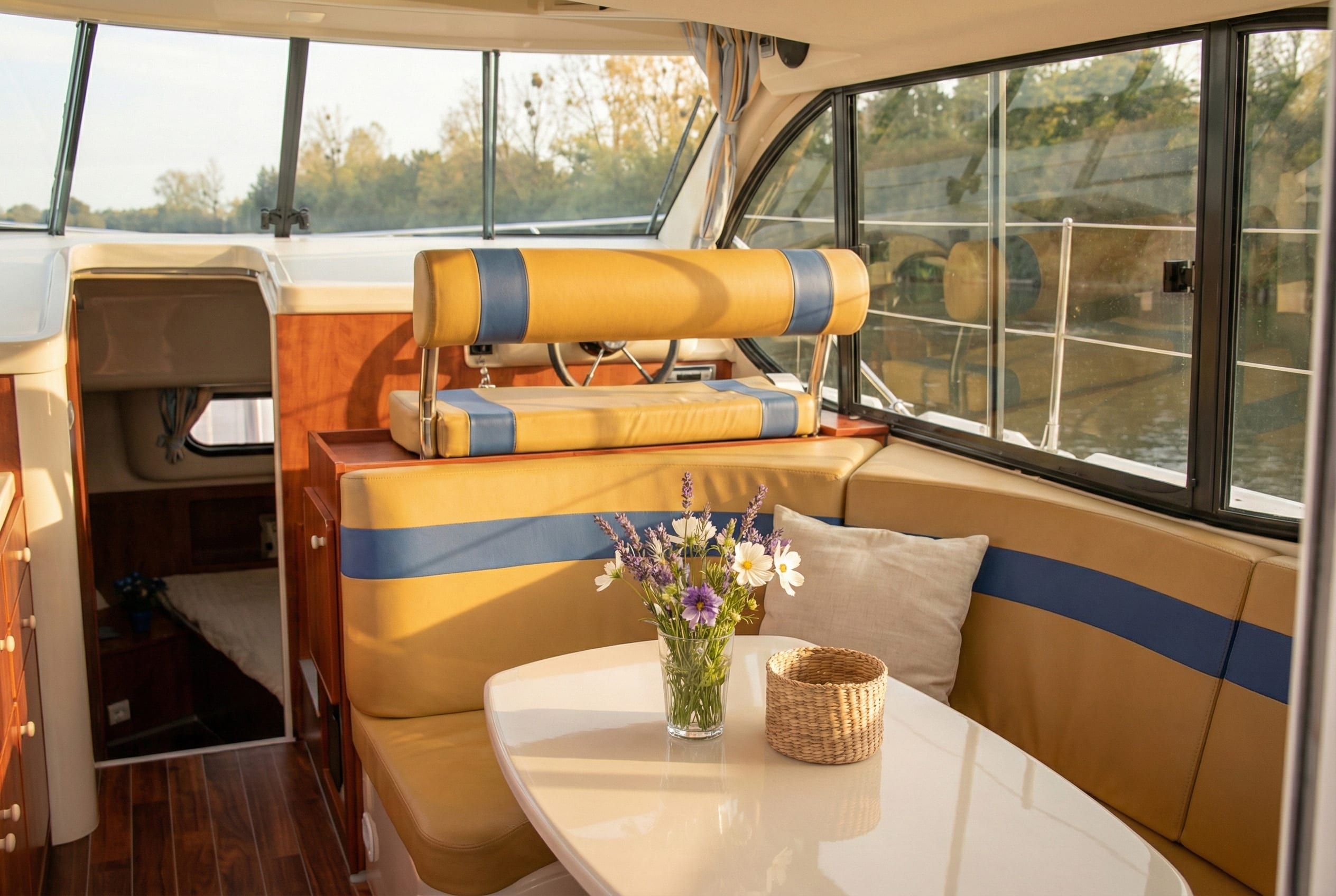 Cruiser Comfort XL 2/4 Pers. Nicols Estivale Duo біля причалу Sablé-sur-Sarthe