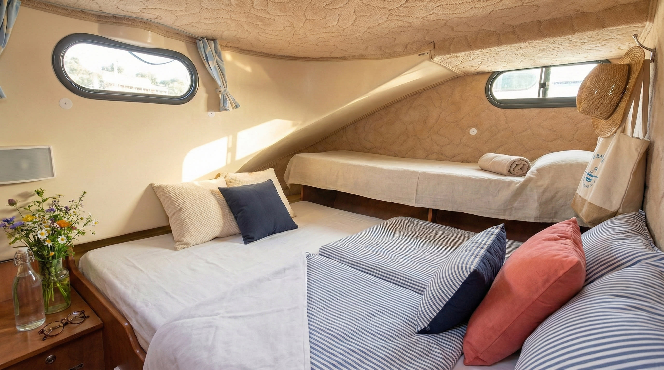 Cruiser Comfort 6/9 Pers. Nicols Confort 1100 vor Anker in Sablé-sur-Sarthe