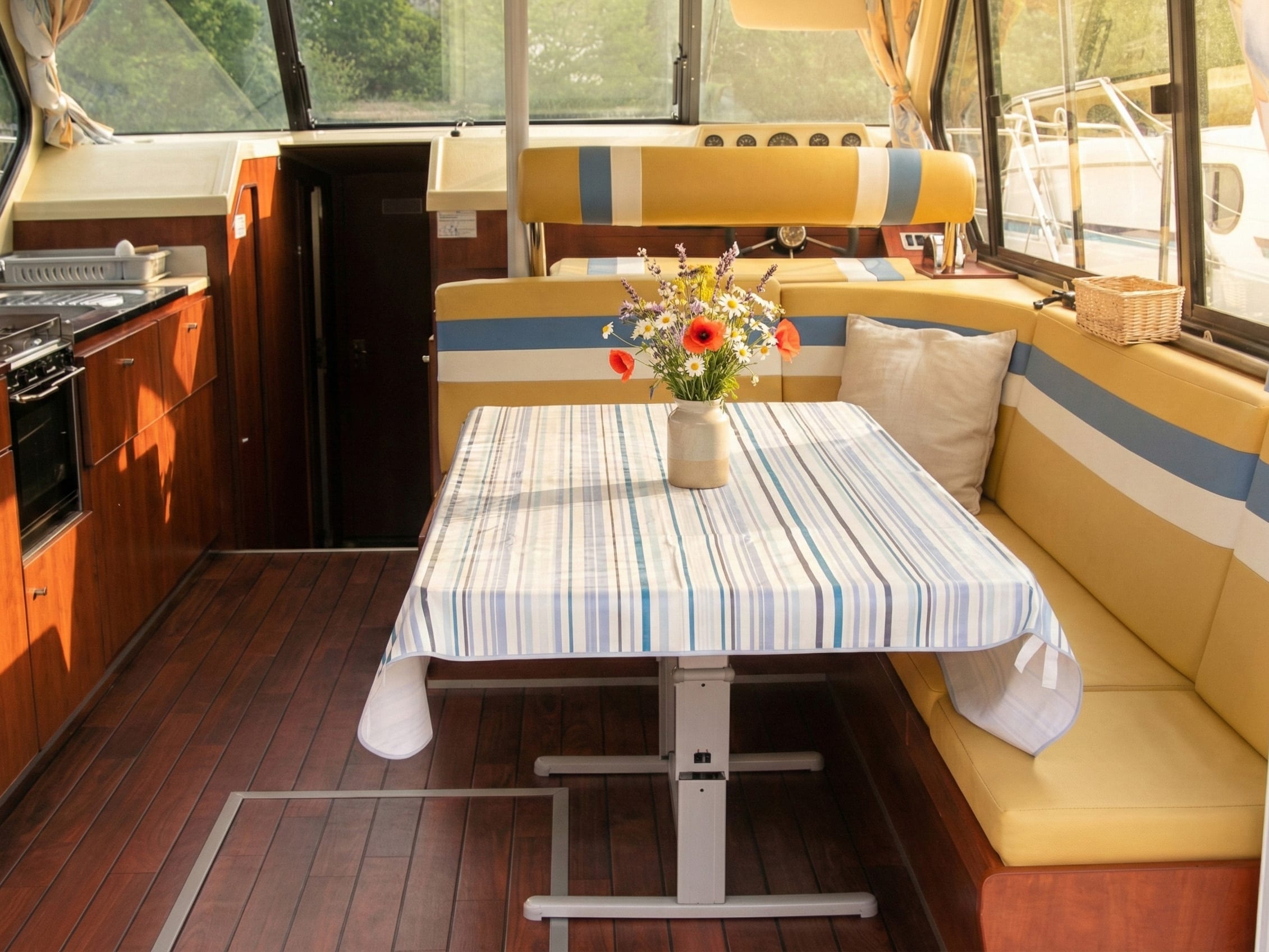 Cruiser Comfort XL 10/12 Pers. Nicols Sedan 1310 moored at Amieira Marina
