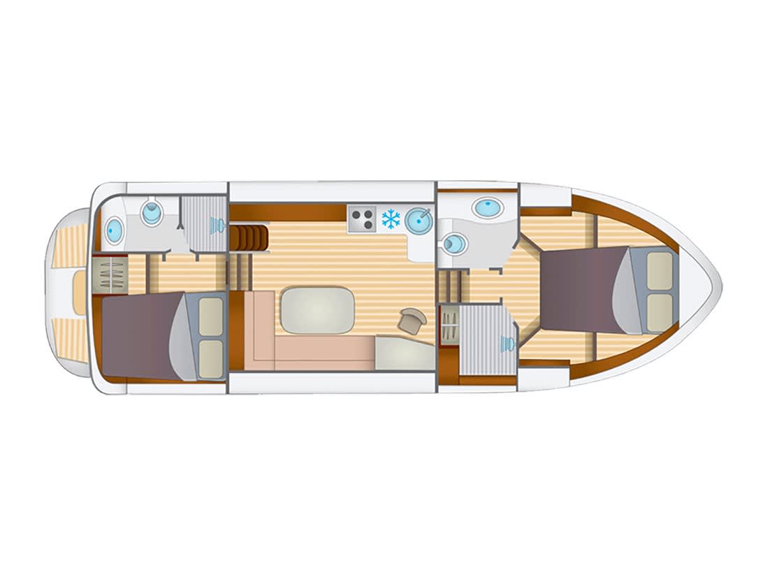 Cruiser Premium Steel 4/6 Pers. Linssen Grand Sturdy 34.9 moored at Lutzelbourg